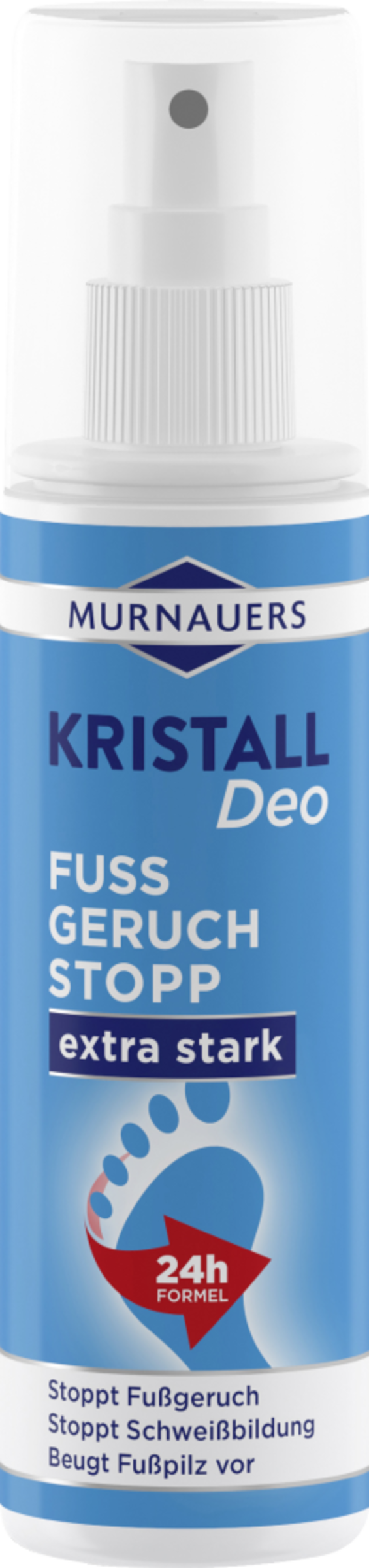 Murnauers Crystal Deo Foot Spray lugtstop Køb online rossmann.dk