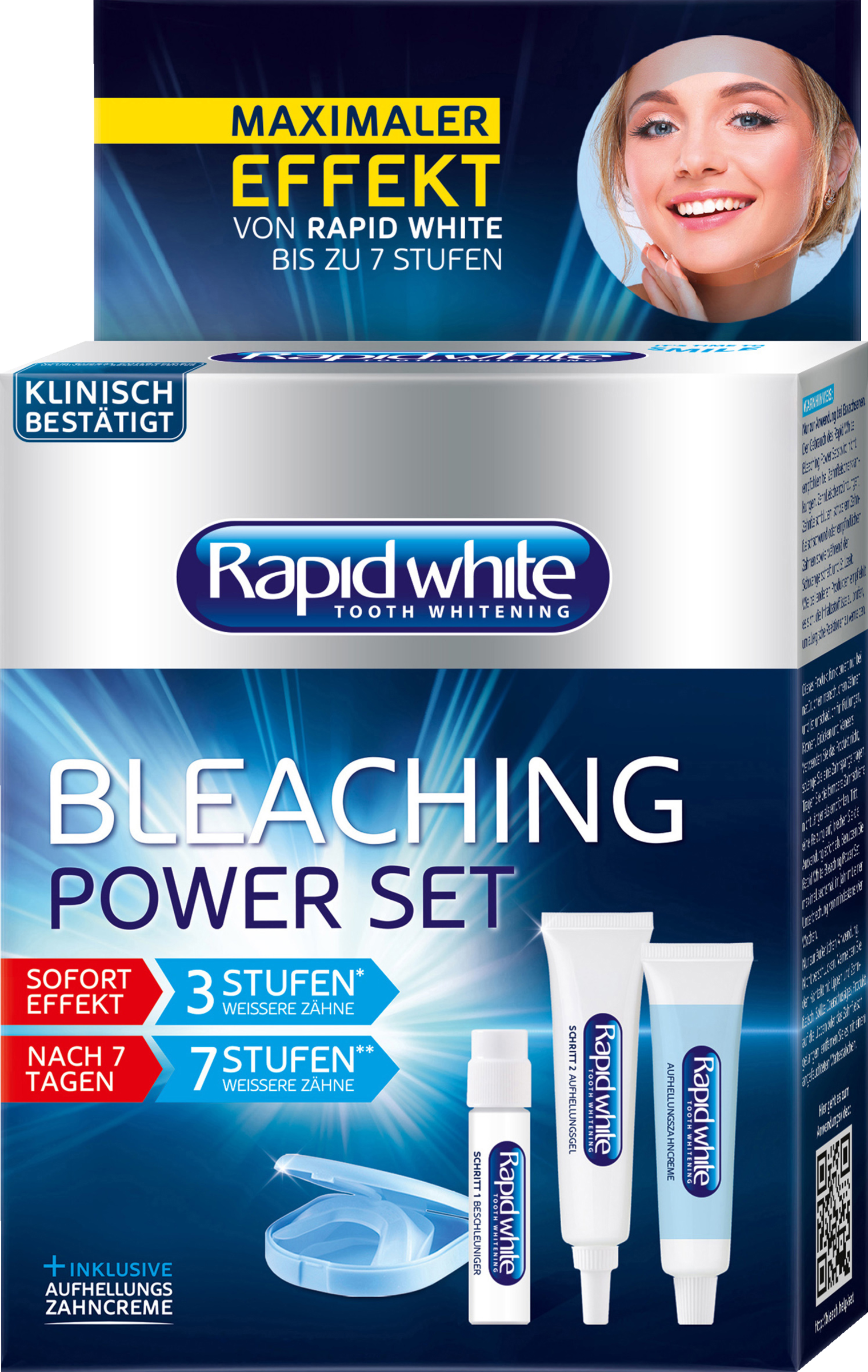 Rapid White Bleaching Powersæt Køb online rossmann.dk