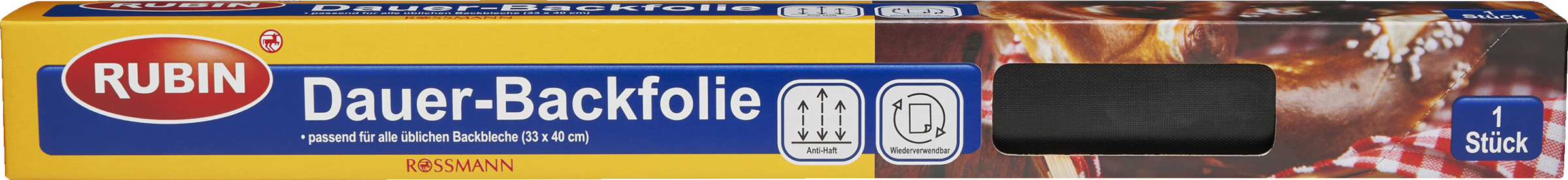 RUBIN Bagefolie, der kan genbruges