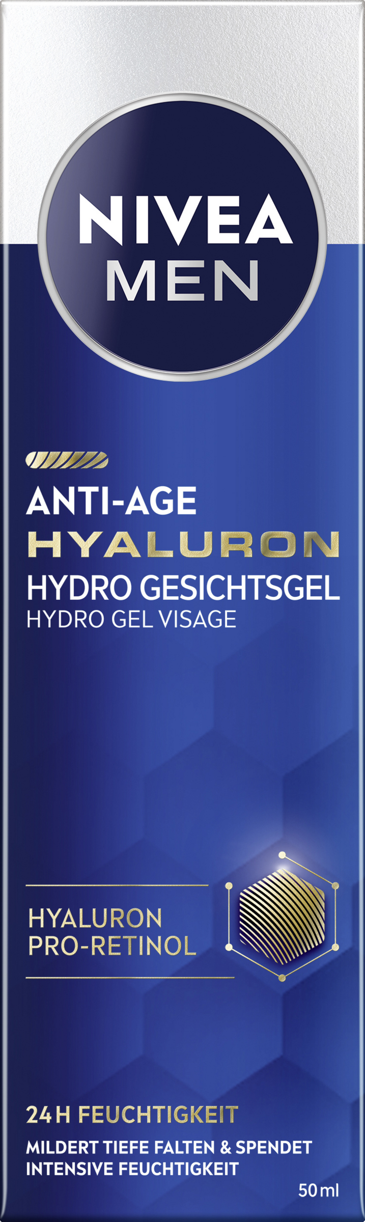 NIVEA MEN Anti-Age Hyaluron Hydro ansigtsgel
