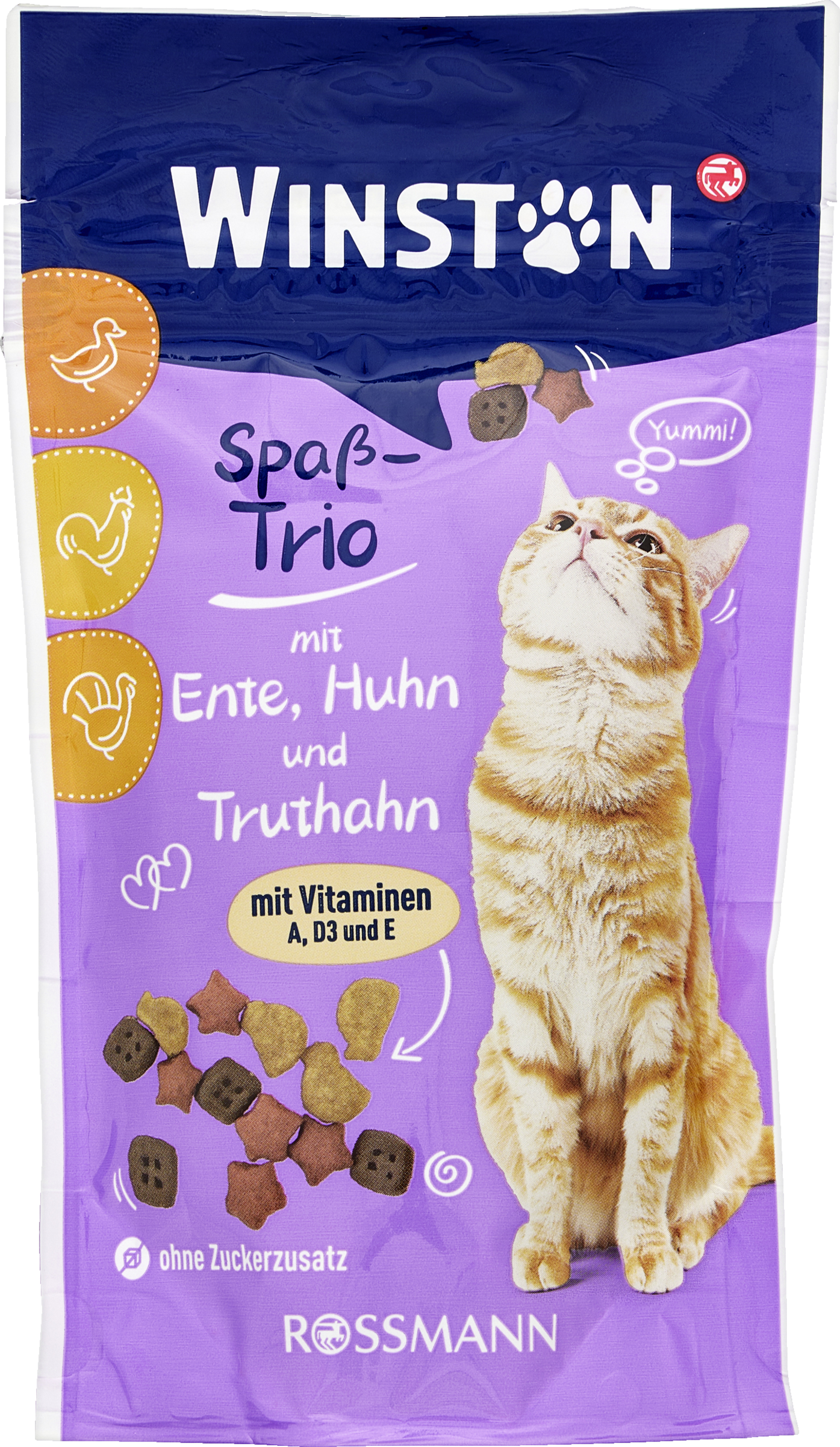 Winston Sjov trio med and, kylling og kalkun