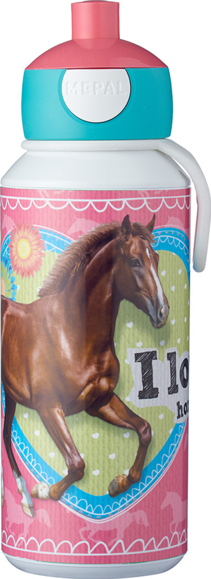 MEPAL Pop-up drikkeflaske Campus My Horse, 400 ml