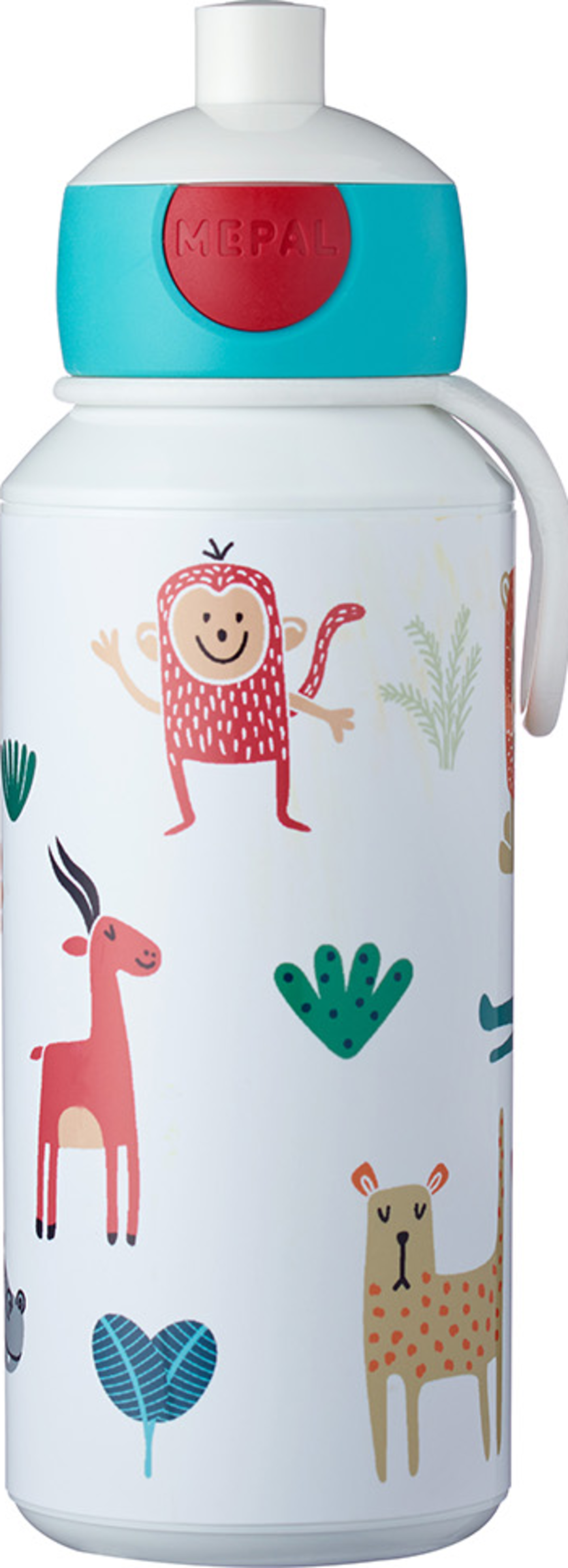MEPAL Pop-up drikkeflaske Campus Animal Friends, 400 ml