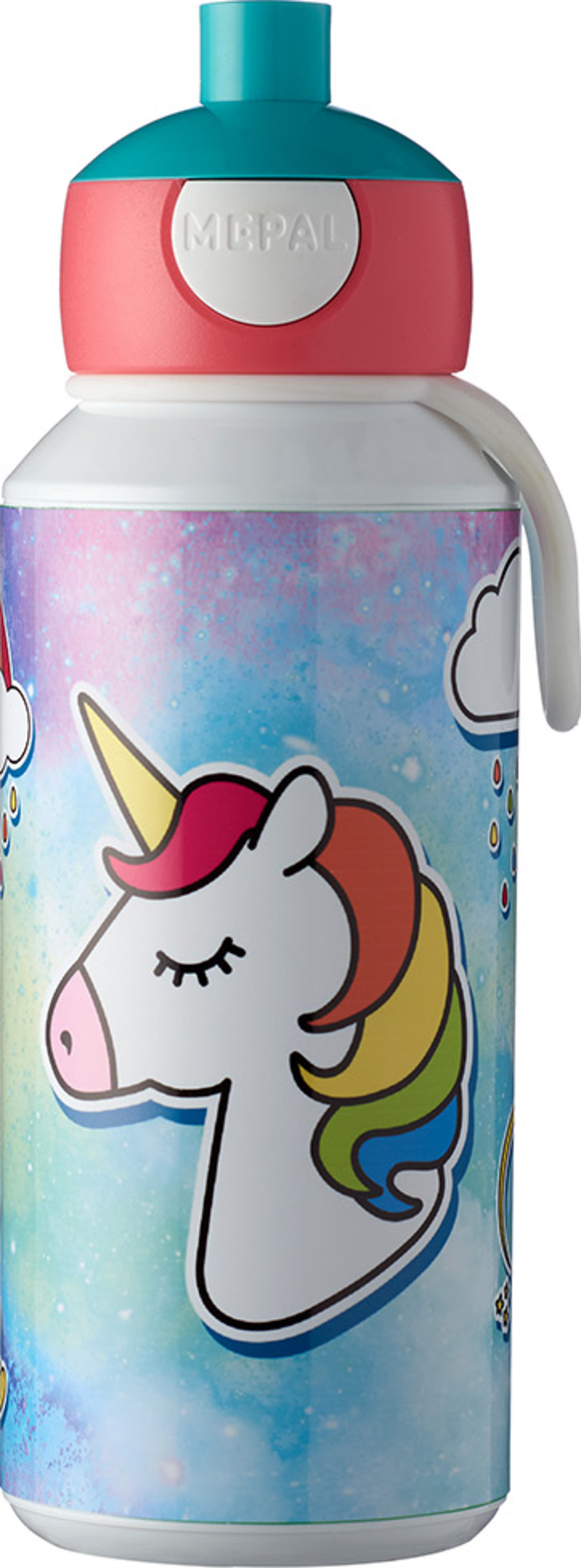 MEPAL Pop-up drikkeflaske Campus Unicorn, 400 ml