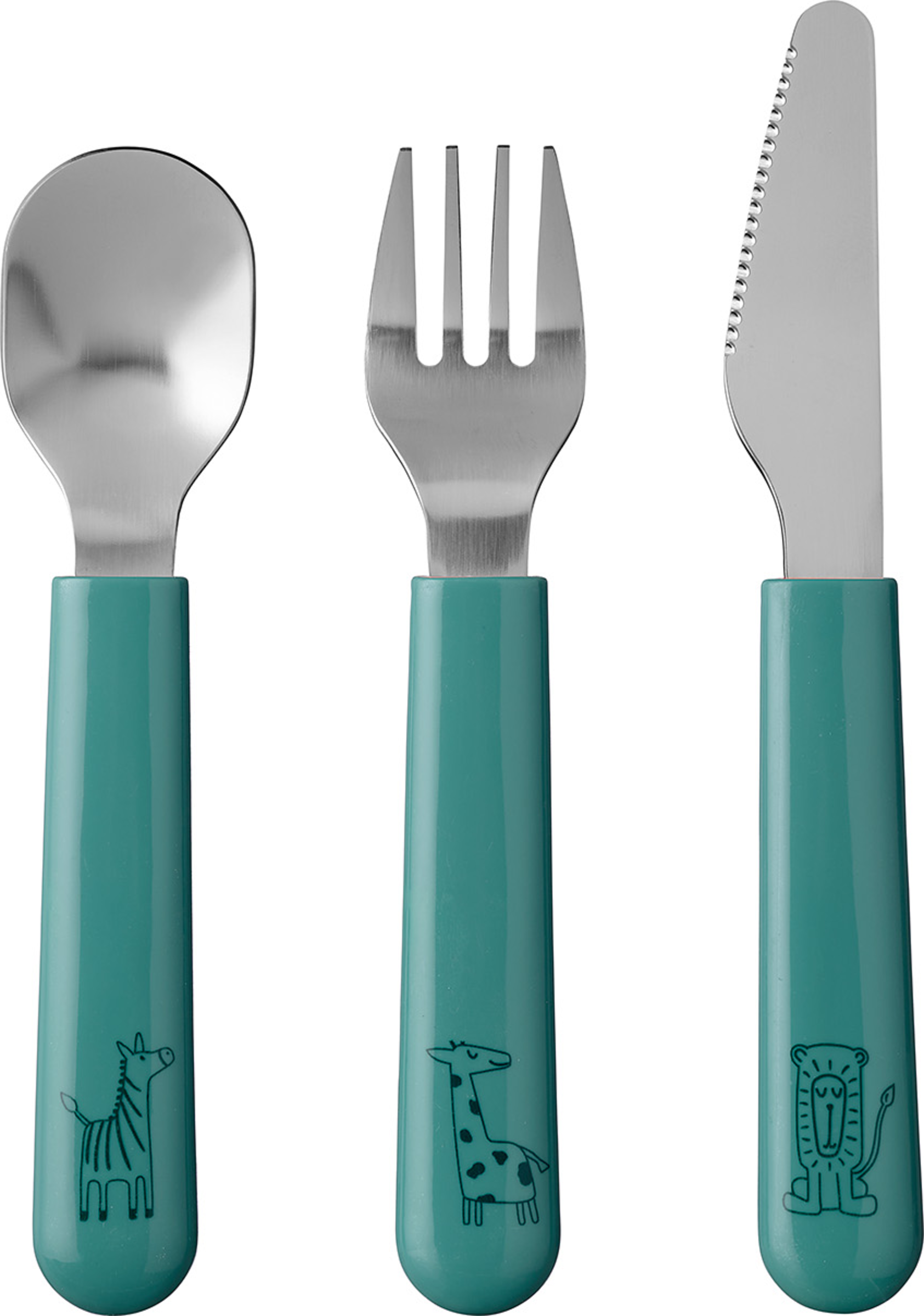 MEPAL Børnebestiksæt Mio deep turquoise 3 dele