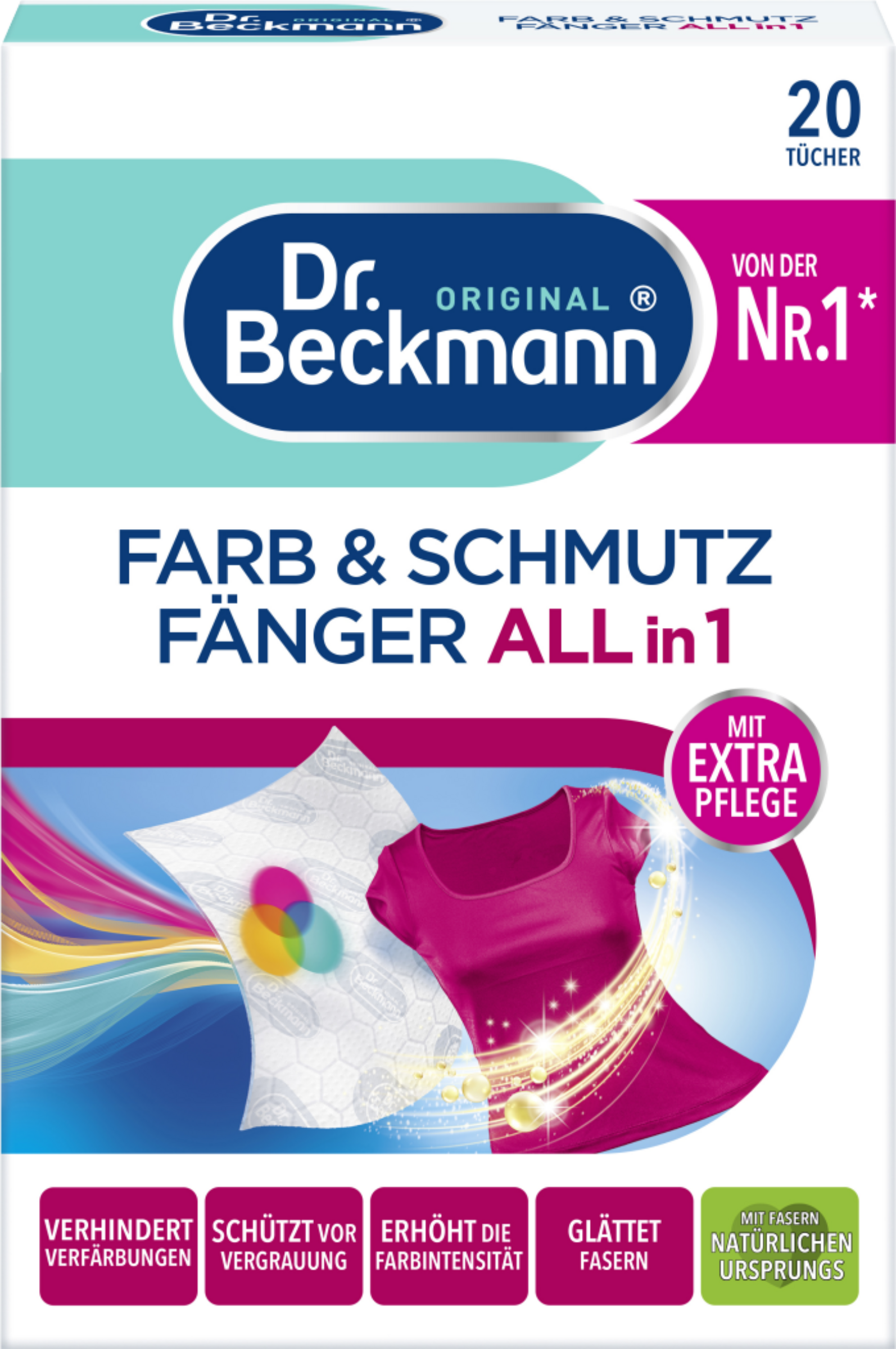 Dr. Beckmann Farve- og smudsfanger, 3-i-1