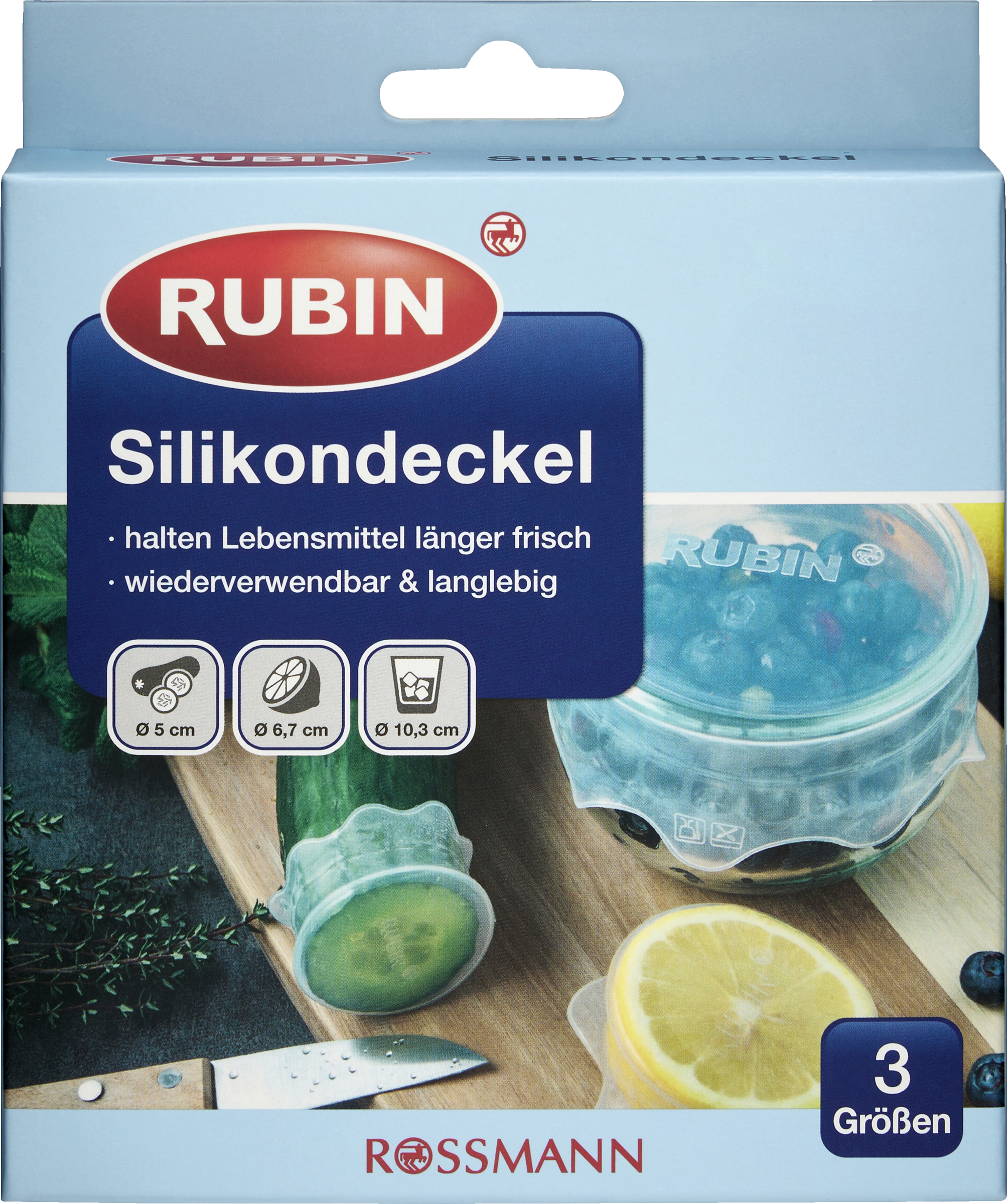 RUBIN Silikonelåg 3 størrelser