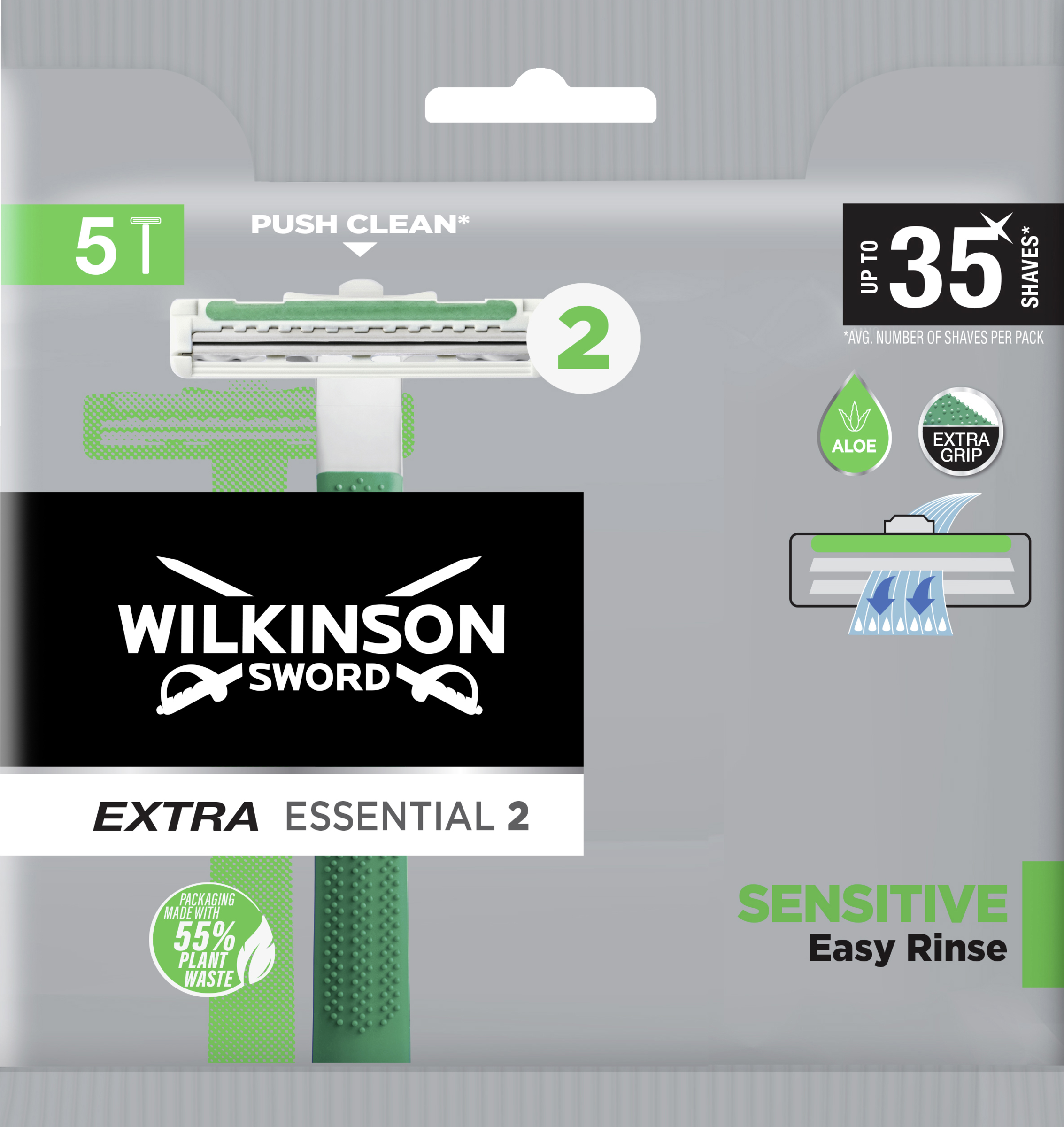 Wilkinson Sword Extra Essential 2 Sensitive engangsshaver