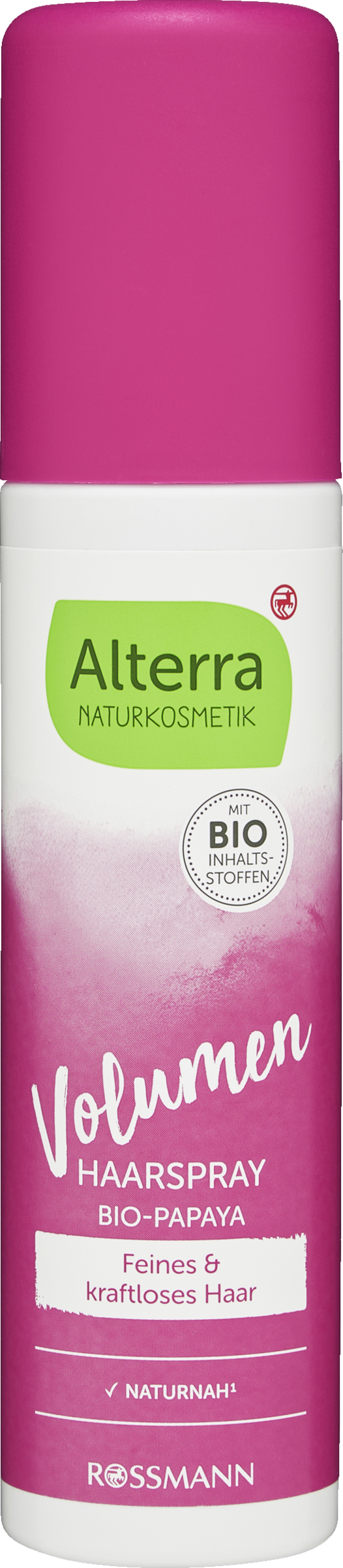 Alterra NATURKOSMETIK Volumen-hårspray øko-papaya & bambus