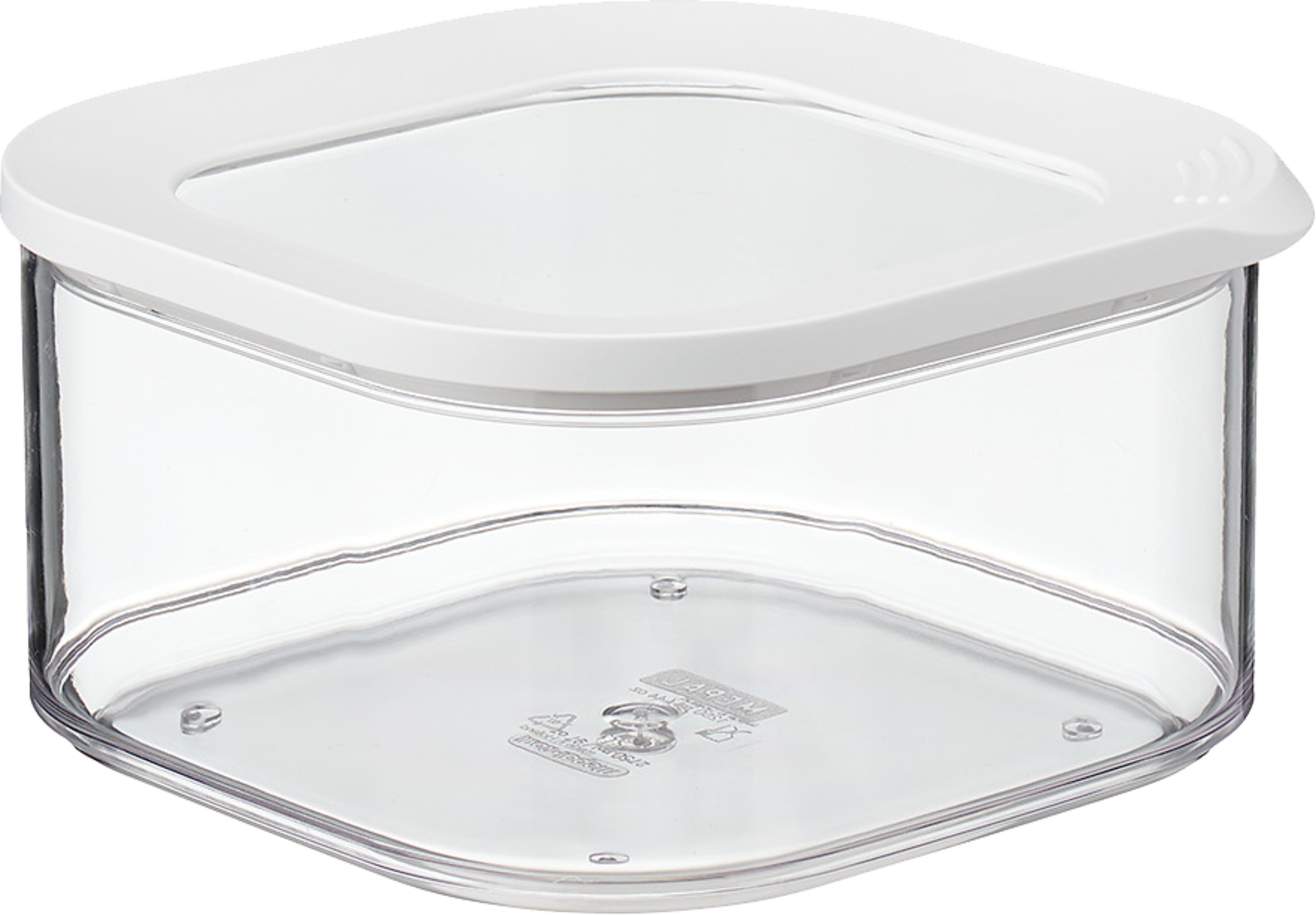 MEPAL Opbevaringsboks Modula square 1250 ml - hvid