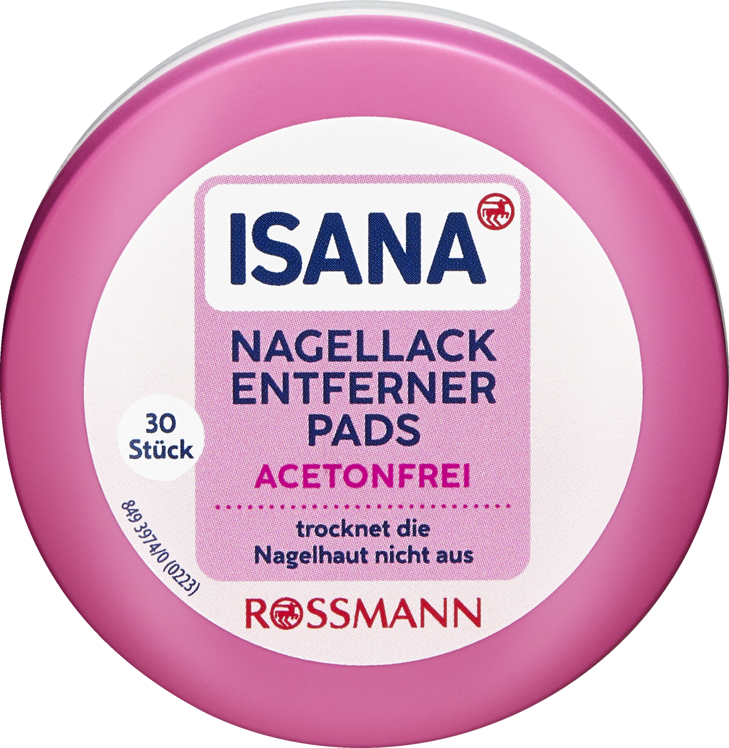 ISANA Neglelakfjernerpads