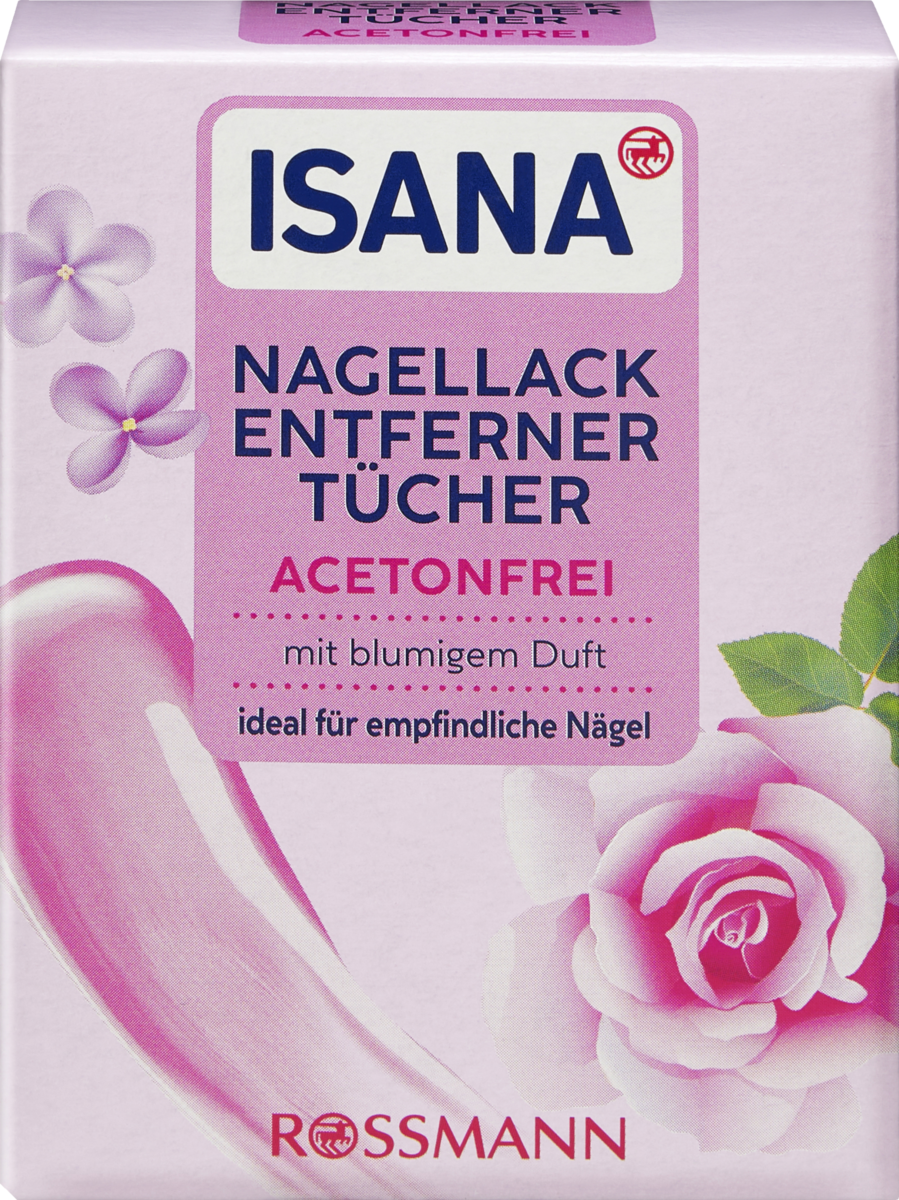 ISANA Neglelakfjernerservietter