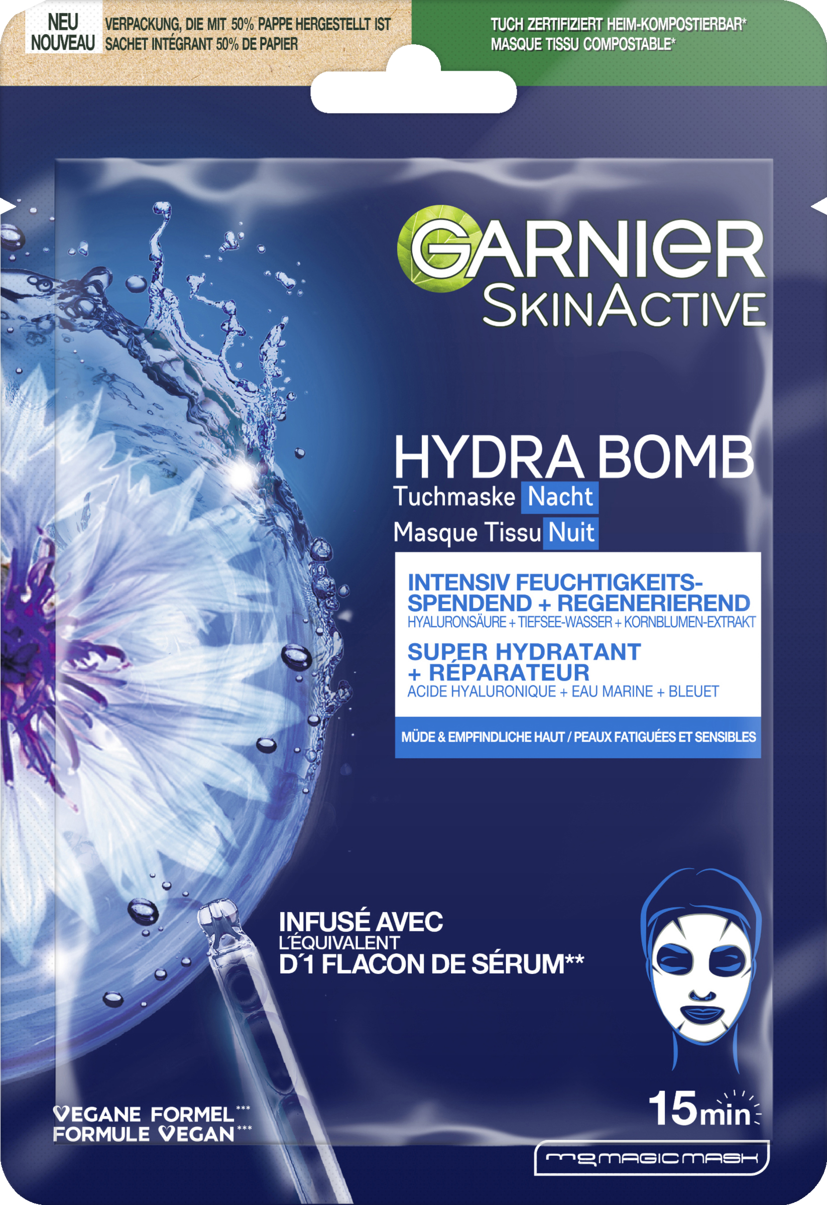Garnier SkinActive Hydra Bomb Tissue Mask Night