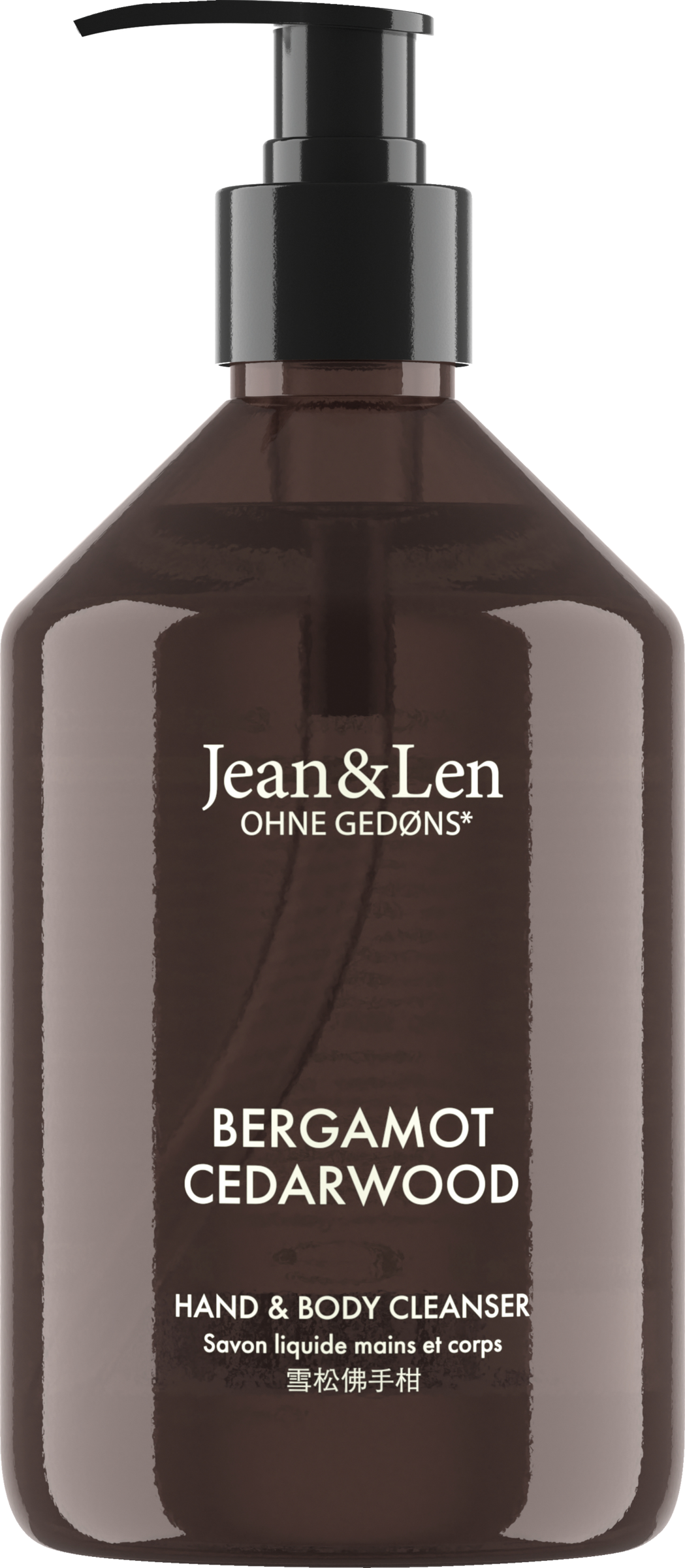 Jean&Len Hand & Body Cleanser Bergamot Cedarwood