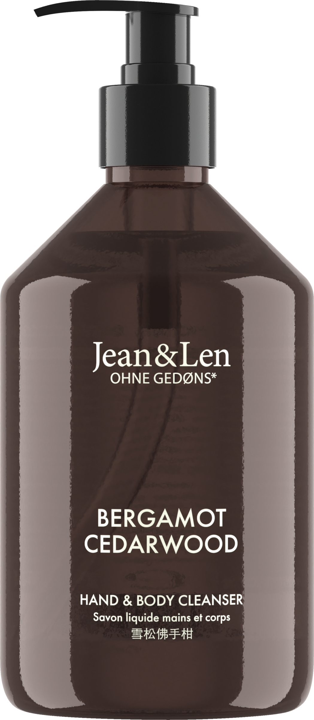 Jean&Len Hand & Body Cleanser Bergamot Cedarwood