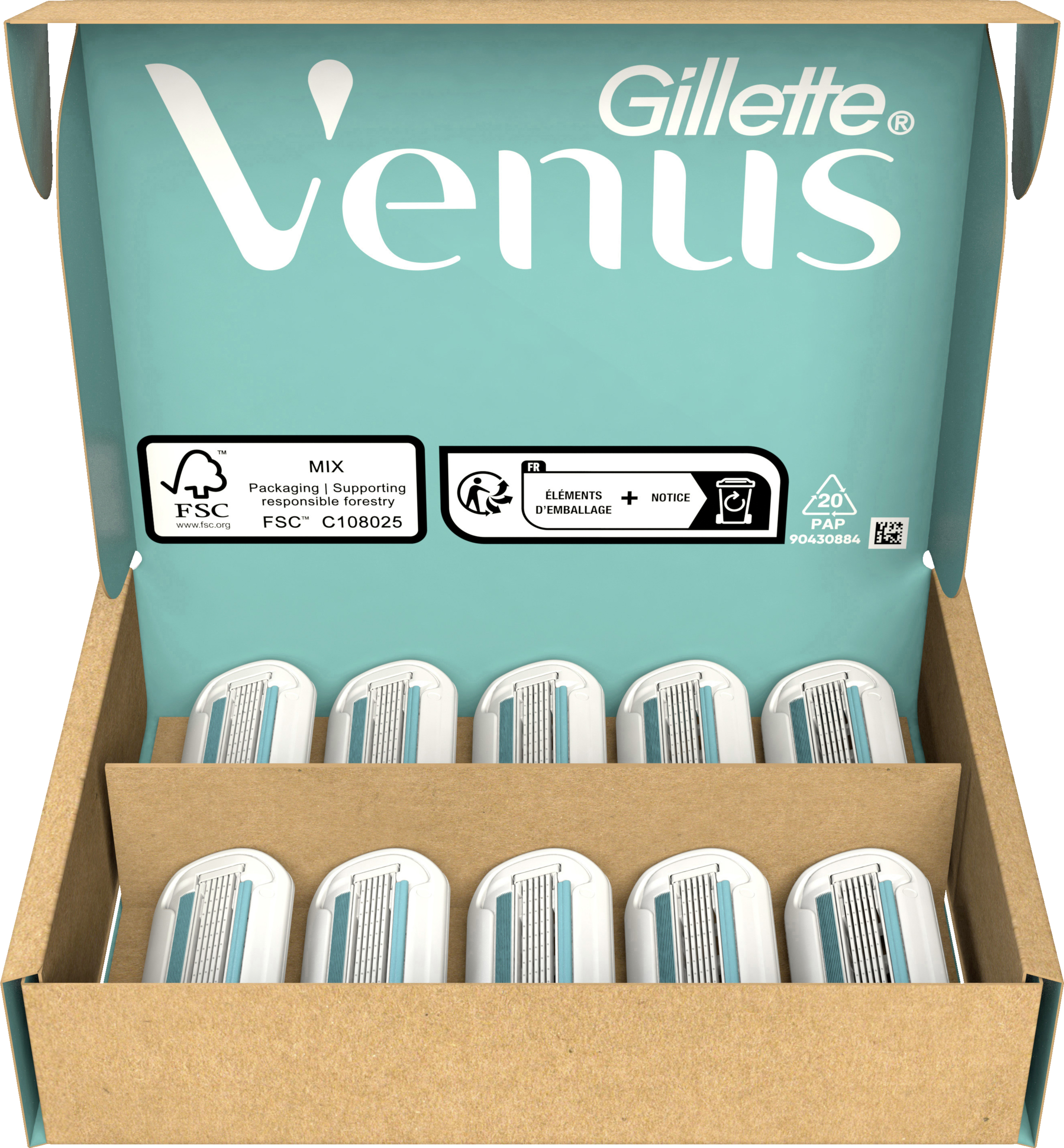 Gillette Venus Deluxe Smooth Sensitive barberblade
