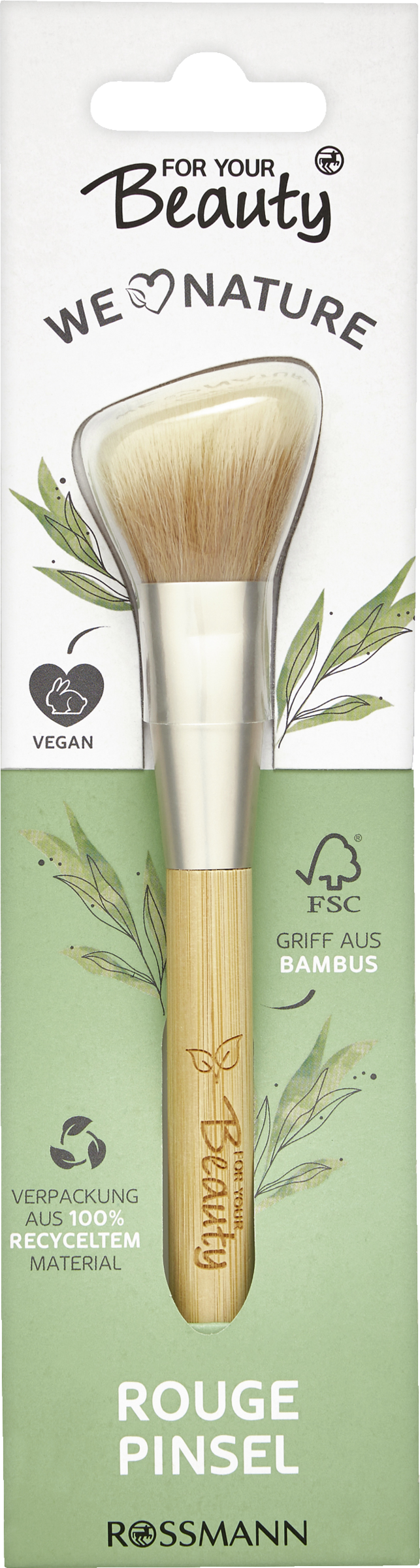 FOR YOUR Beauty Rougebørste bambus