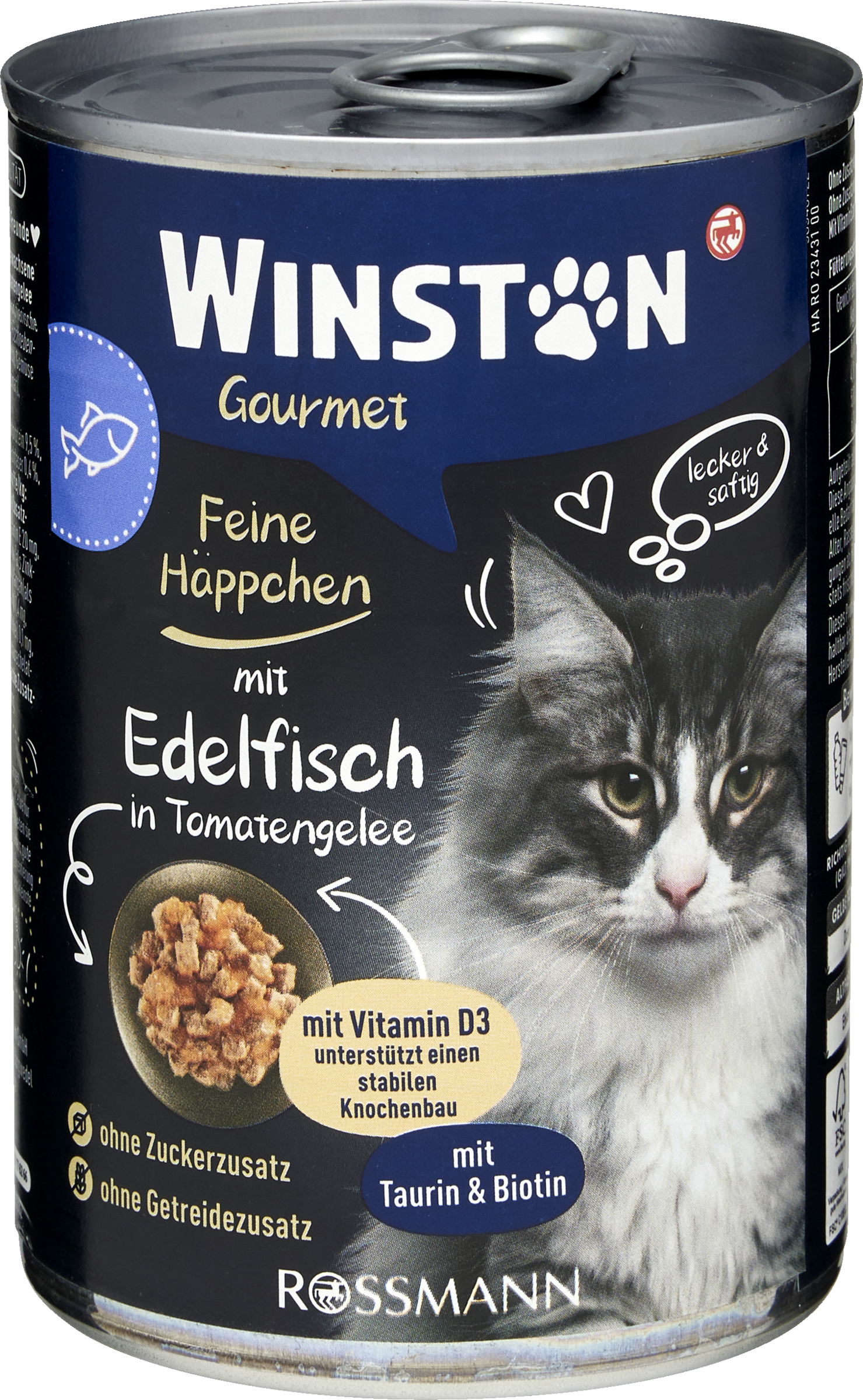 Winston Deluxe-ret med blåhelt i tomatgelé