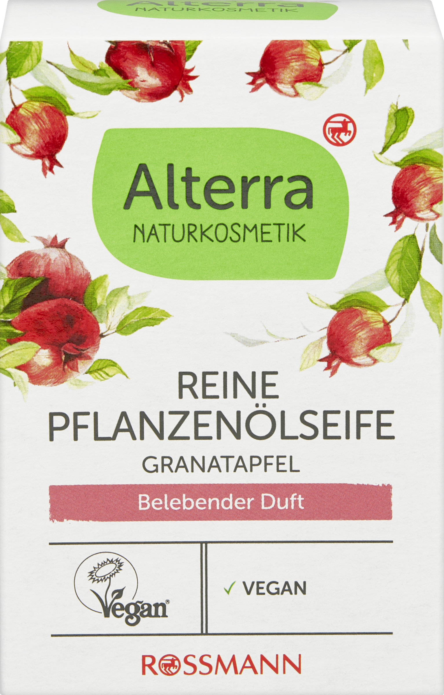 Alterra NATURKOSMETIK Ren planteoliesæbe granatæble