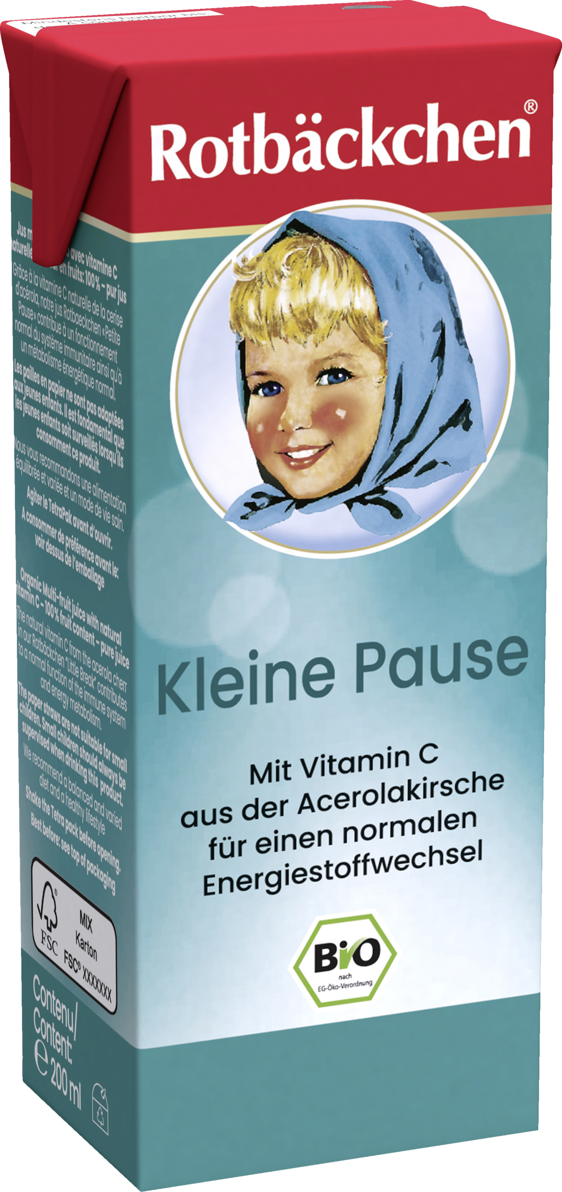 Rotbäckchen Økologisk Lille Pause drikkepakke