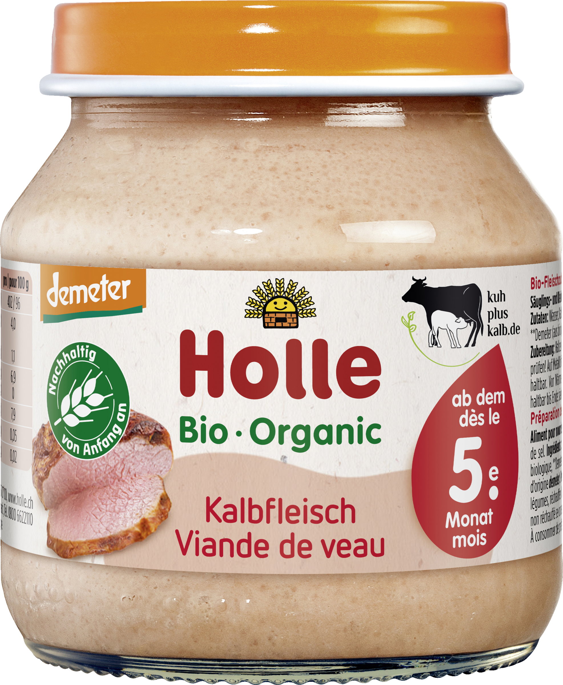 Holle Kalvekød fra 5. måned