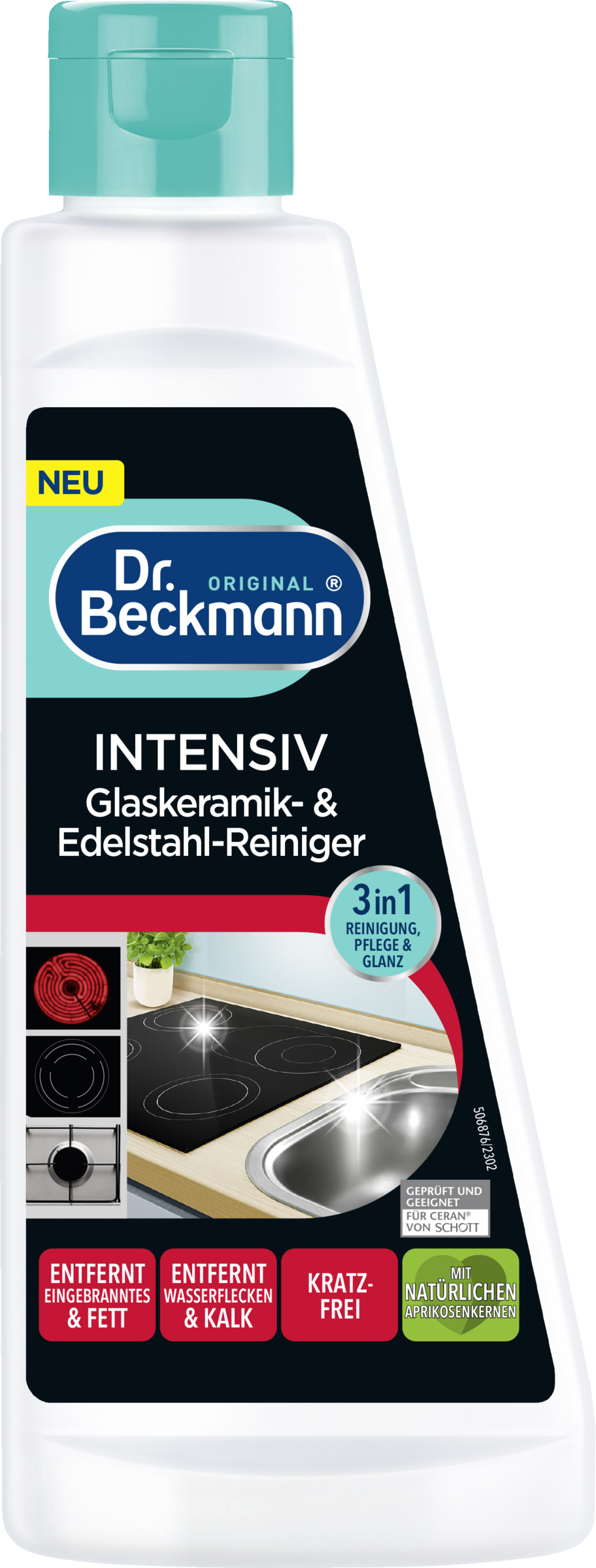 Dr. Beckmann Intensivt rengøringsmiddel til glaskeramik & rustfrit stål