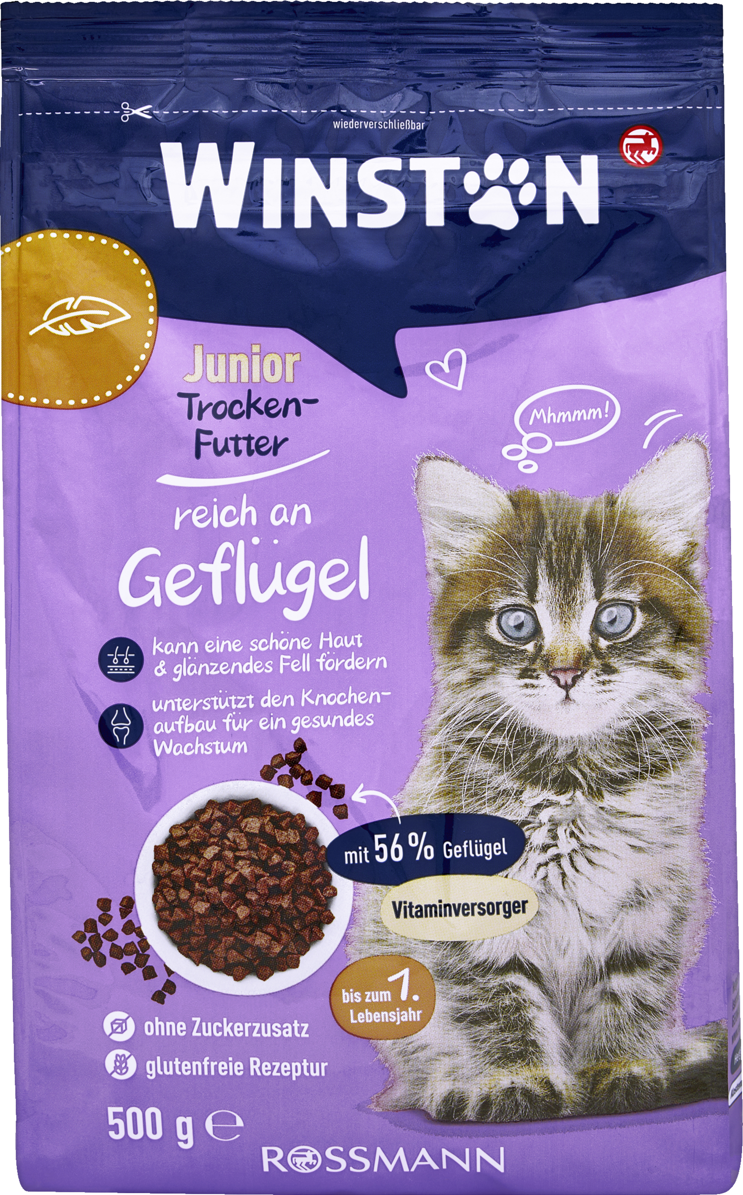 Winston Juniortørfoder med masser af fjerkræ