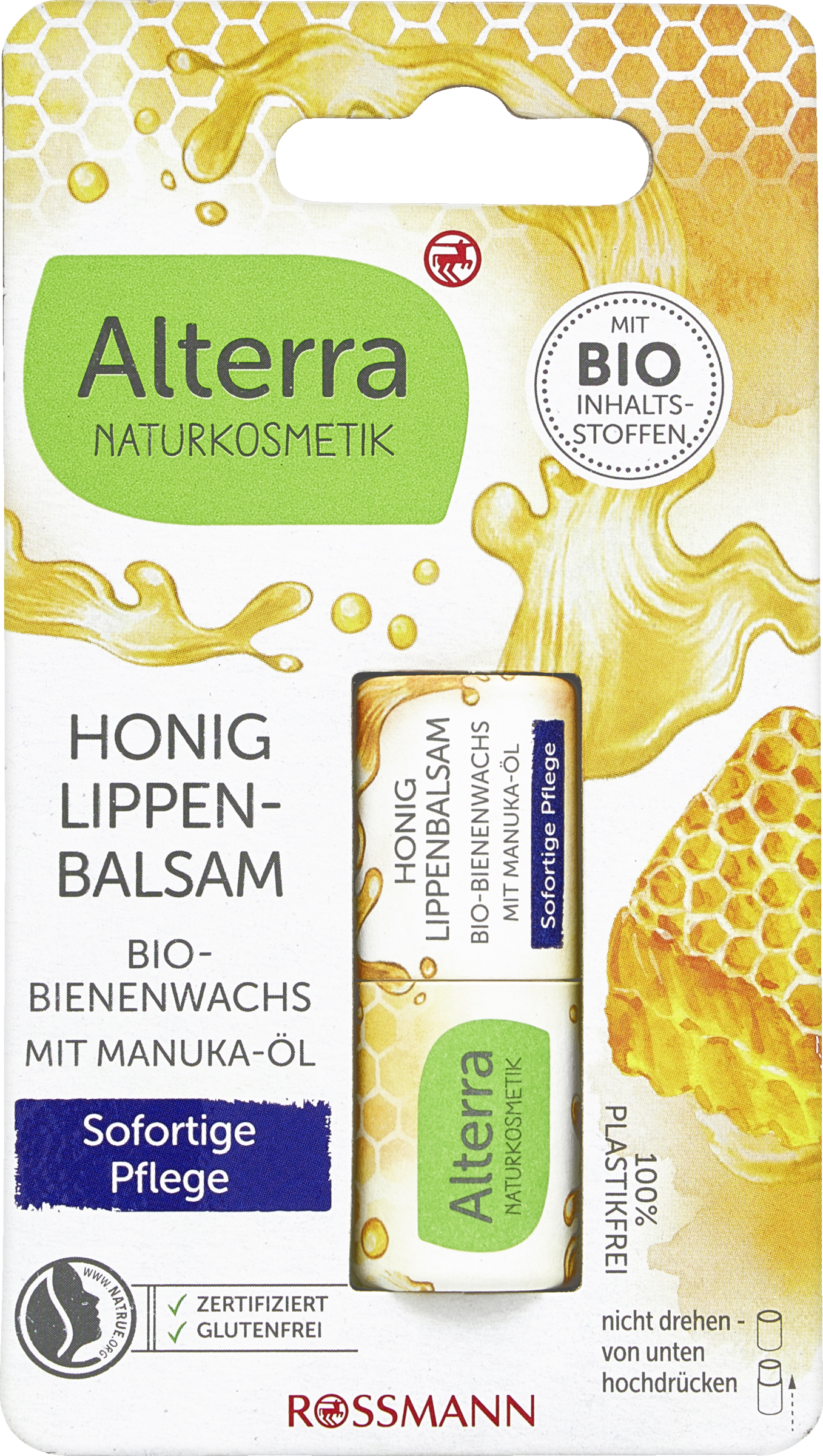 Alterra NATURKOSMETIK Honninglæbepomade