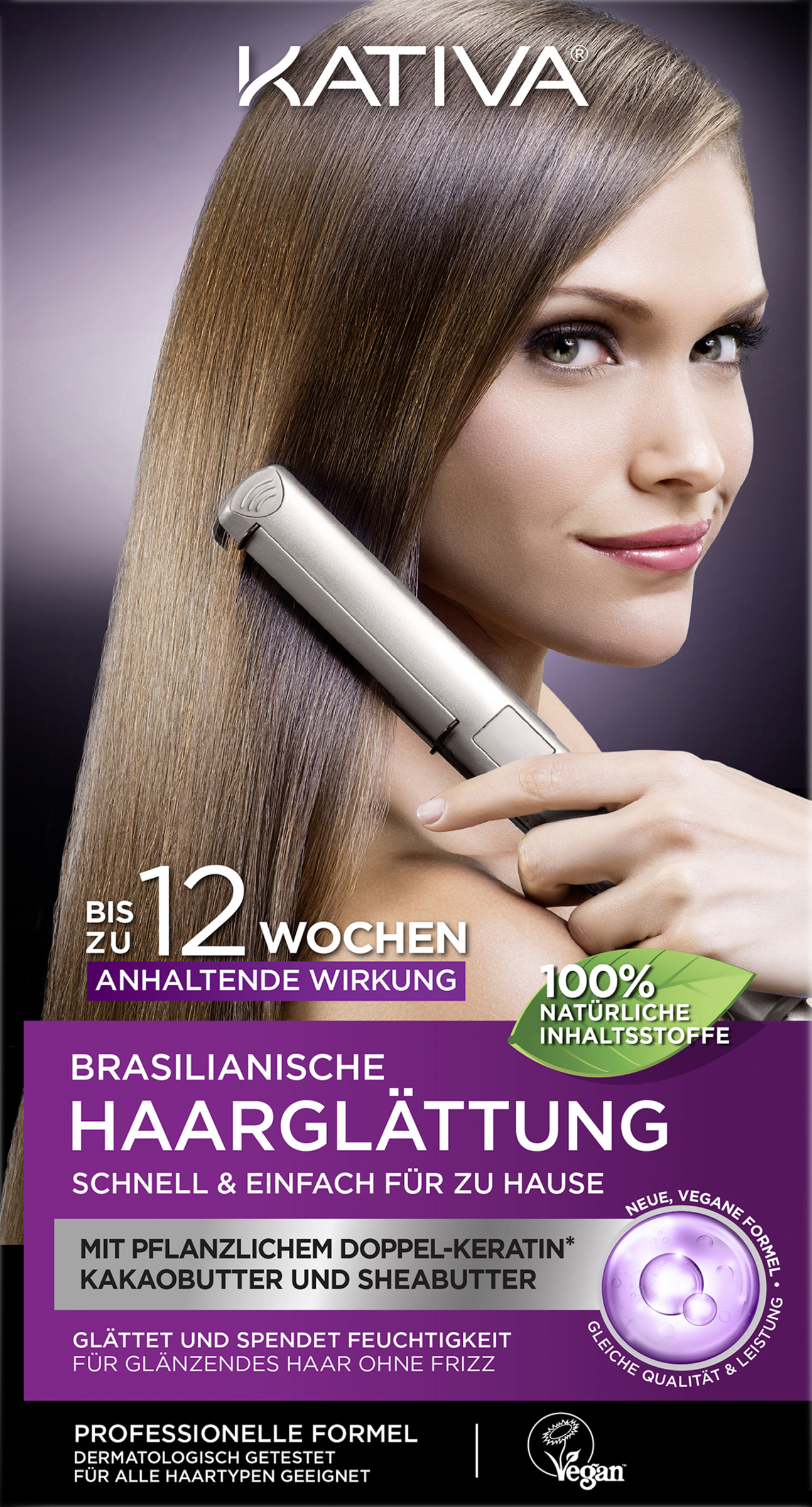 KATIVA Keratin XPRESS-glatning derhjemme