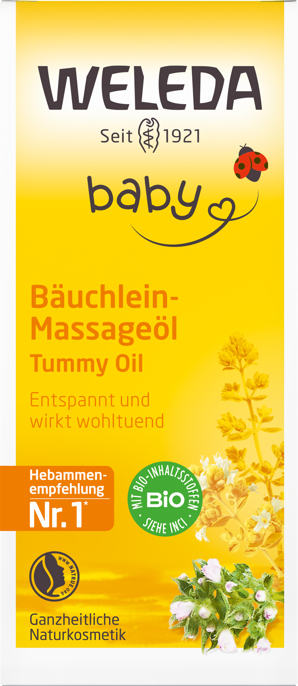 Weleda Massageolie til babymaver