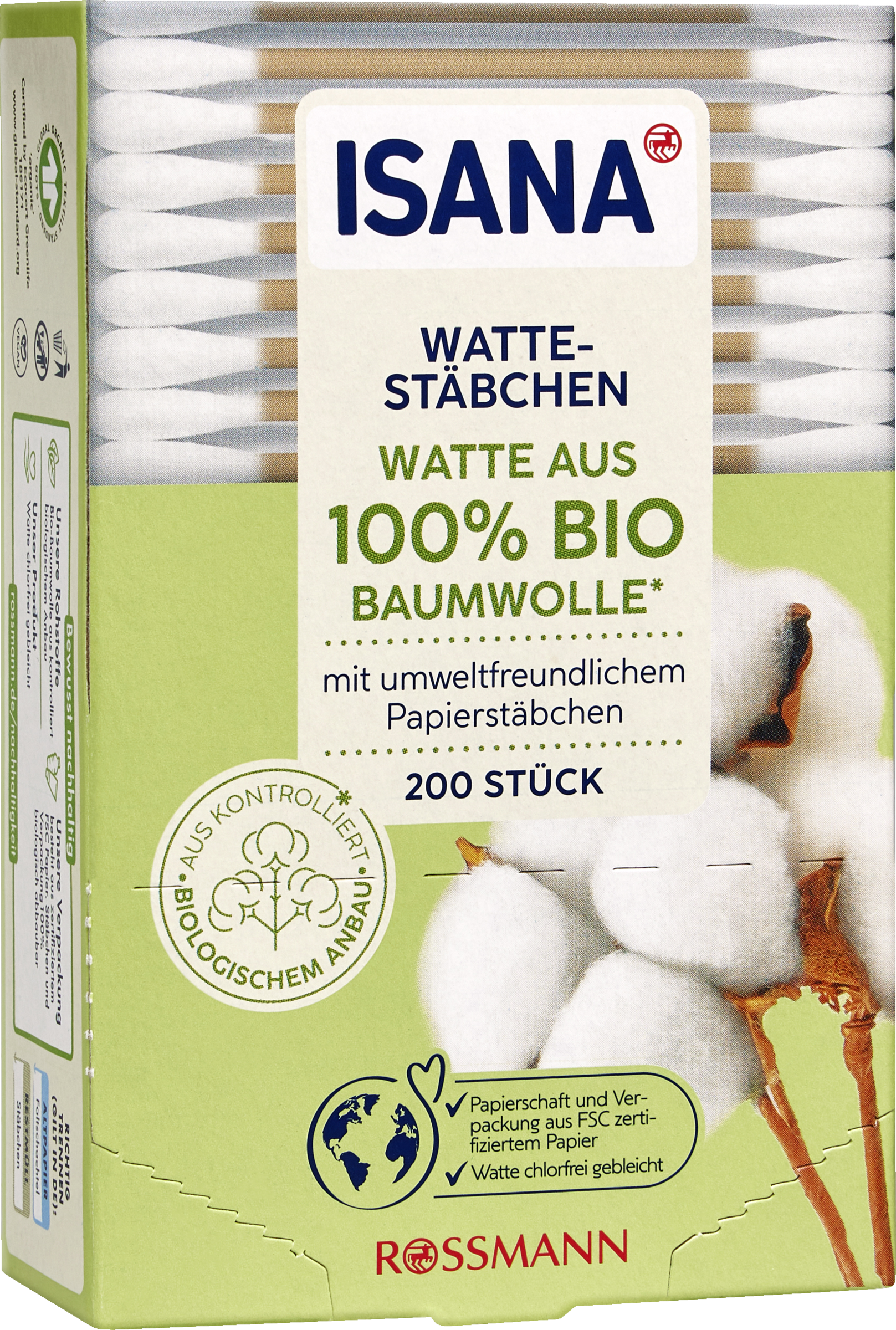 ISANA Vatpinde i økologisk bomuld