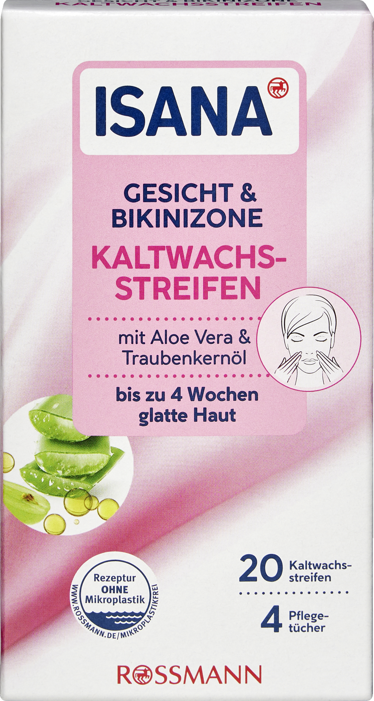 ISANA Koldvoksstrimler ”Ansigt og Bikinizone”