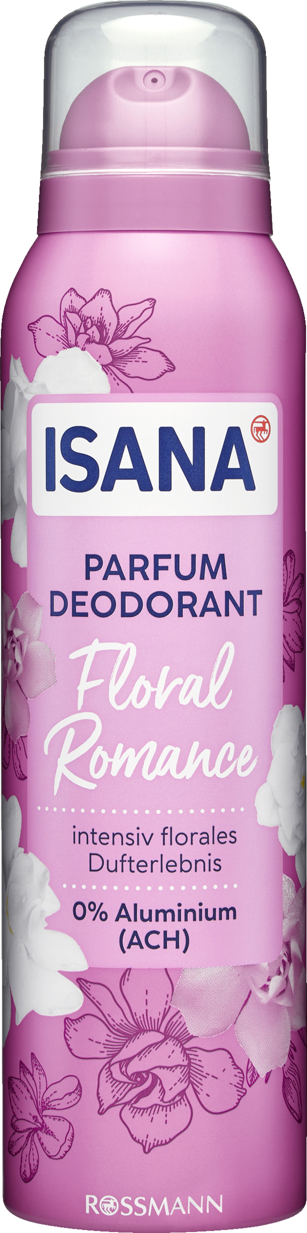 ISANA Parfume deodorant spray blomsterduft romantik