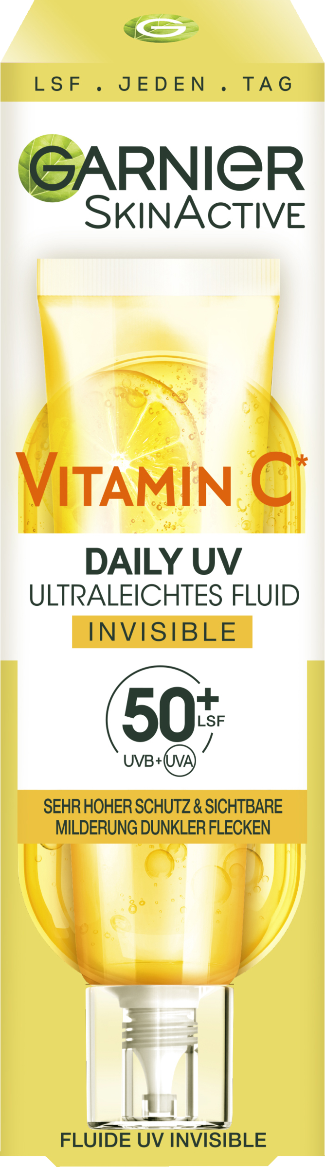 Garnier SkinActive Vitamin C Daily UV Fluid Invisible ultralet solfaktor 50+