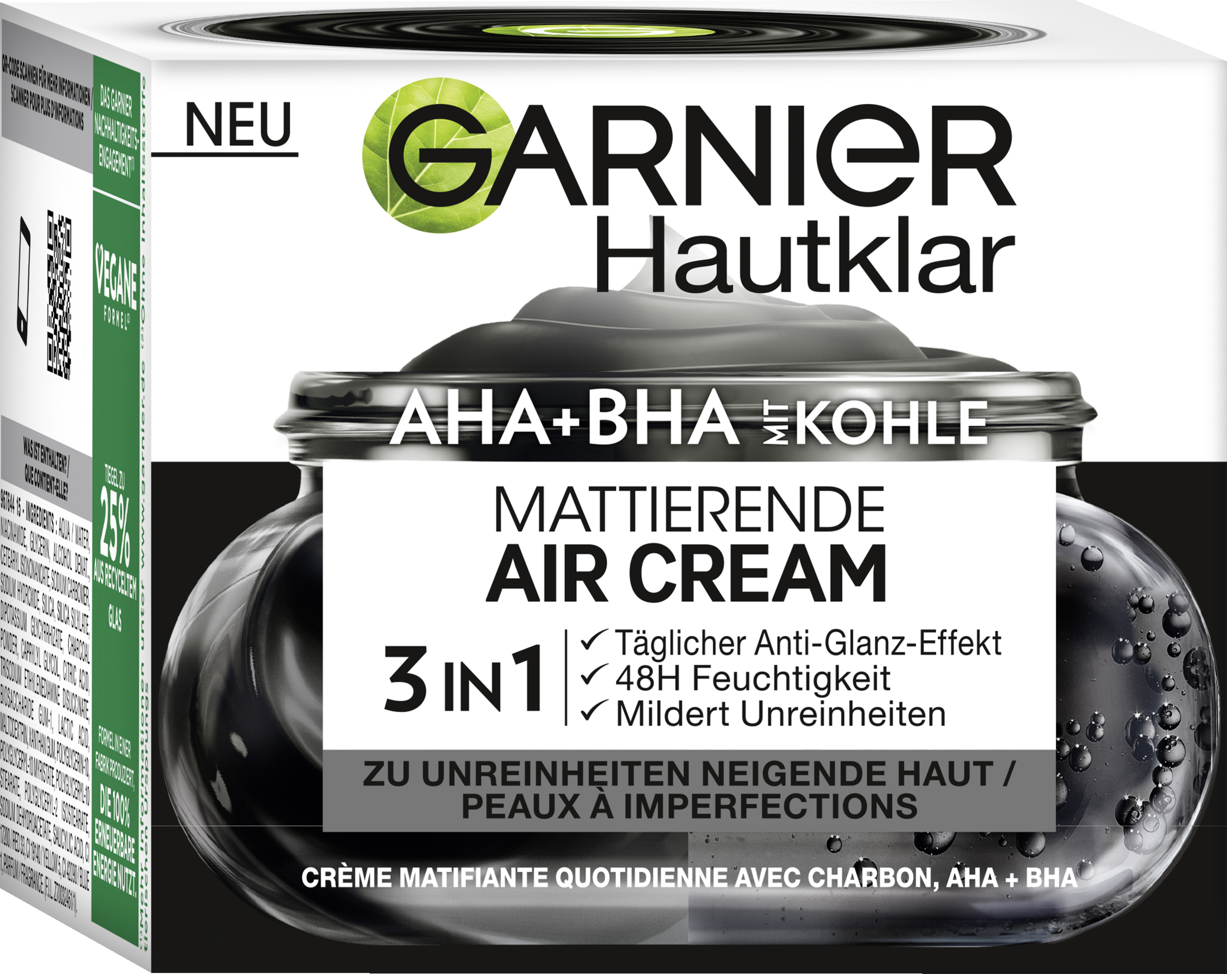 Garnier SkinActive Air Cream 3in1 hudrensende og matterende ansigtscreme