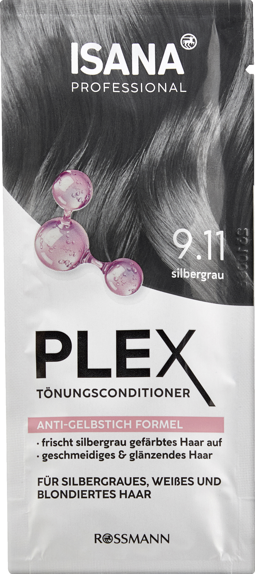 ISANA PROFESSIONAL Plex toningsbalsam 9.11 Sølvgrå
