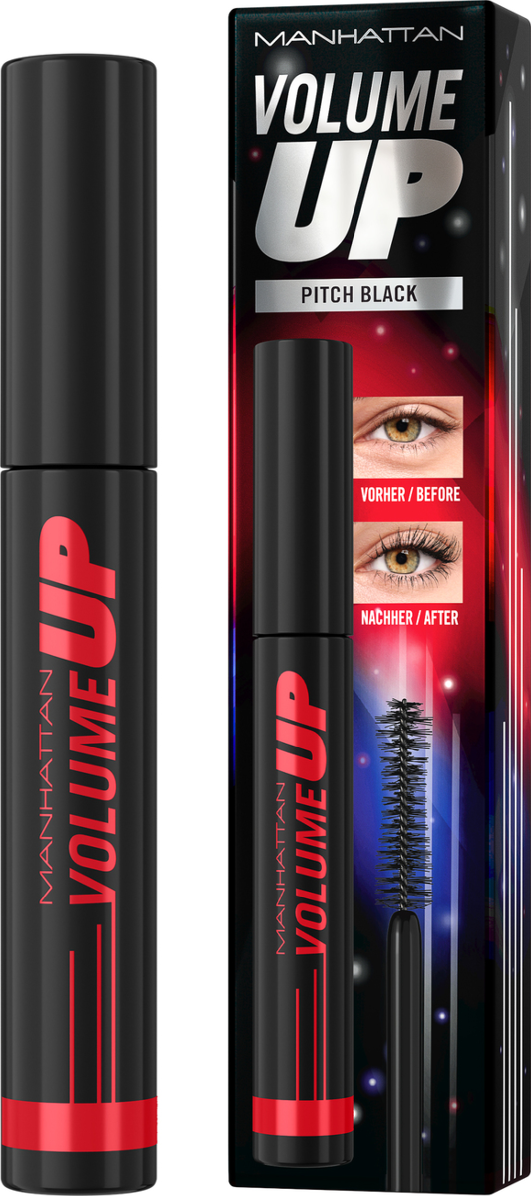 Manhattan Volume Up Mascara 004 Pitch Black