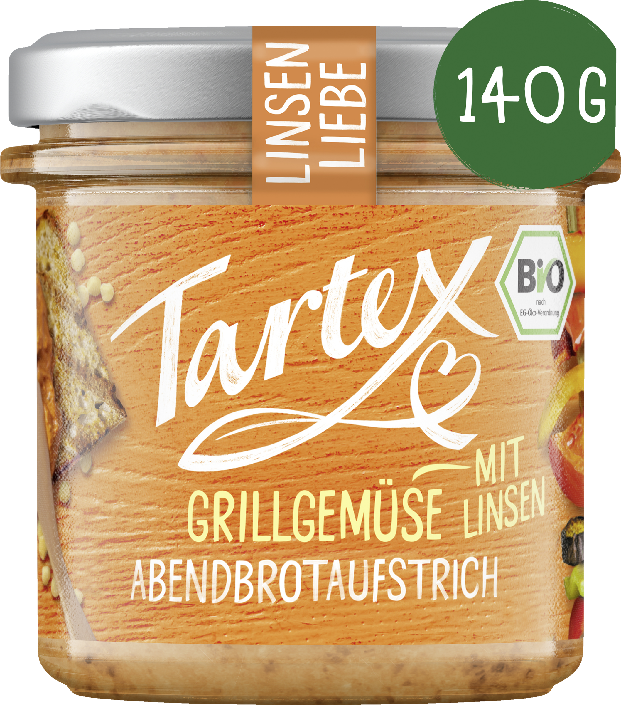 Tartex Økologisk smørepålæg grillede grøntsager med linser