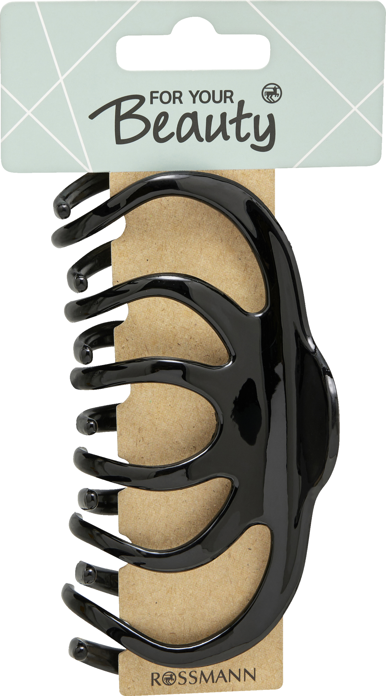 FOR YOUR Beauty Hårspænde sort/havanna