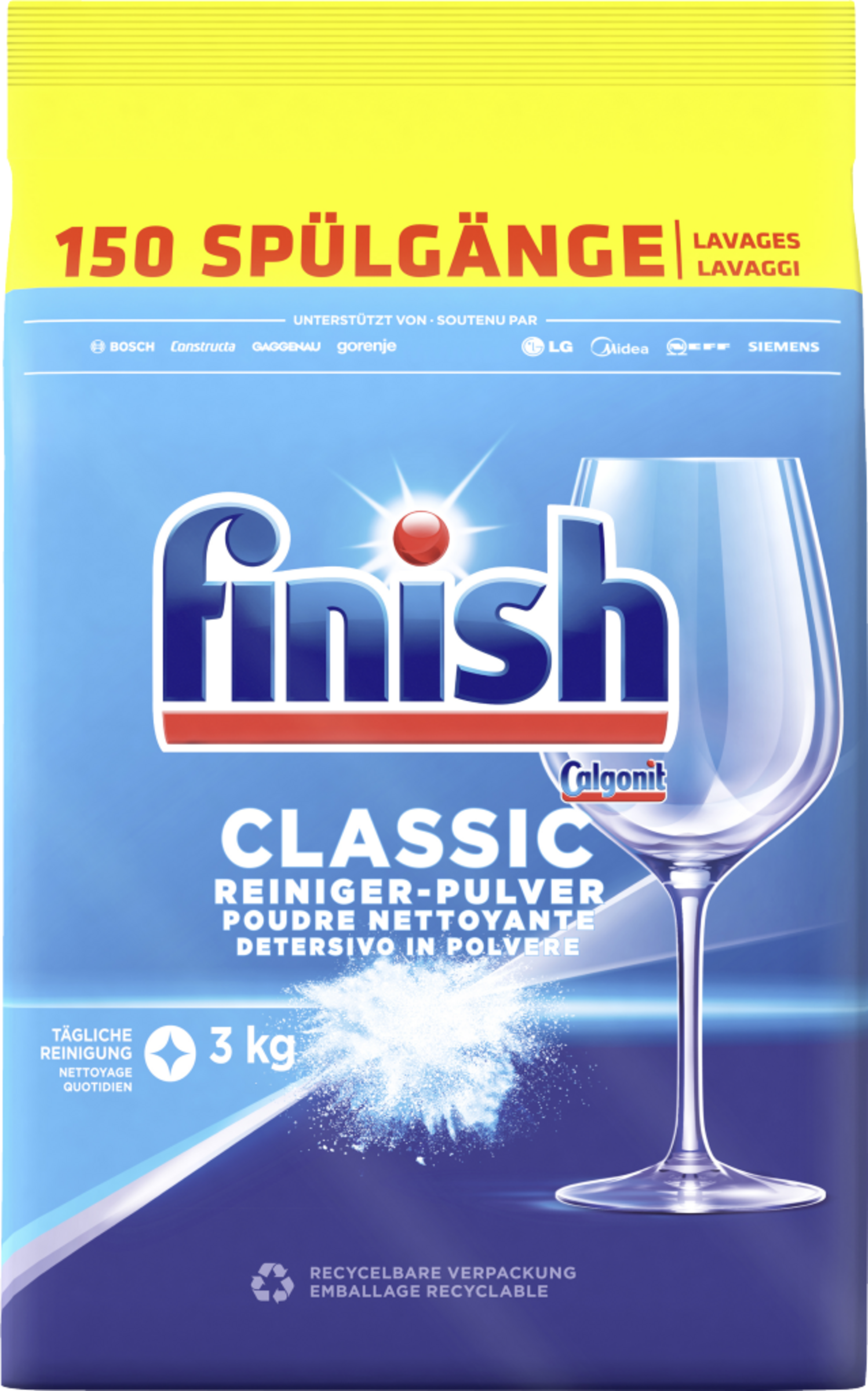 Finish Classic opvaskemaskinepulver, økonomipakke