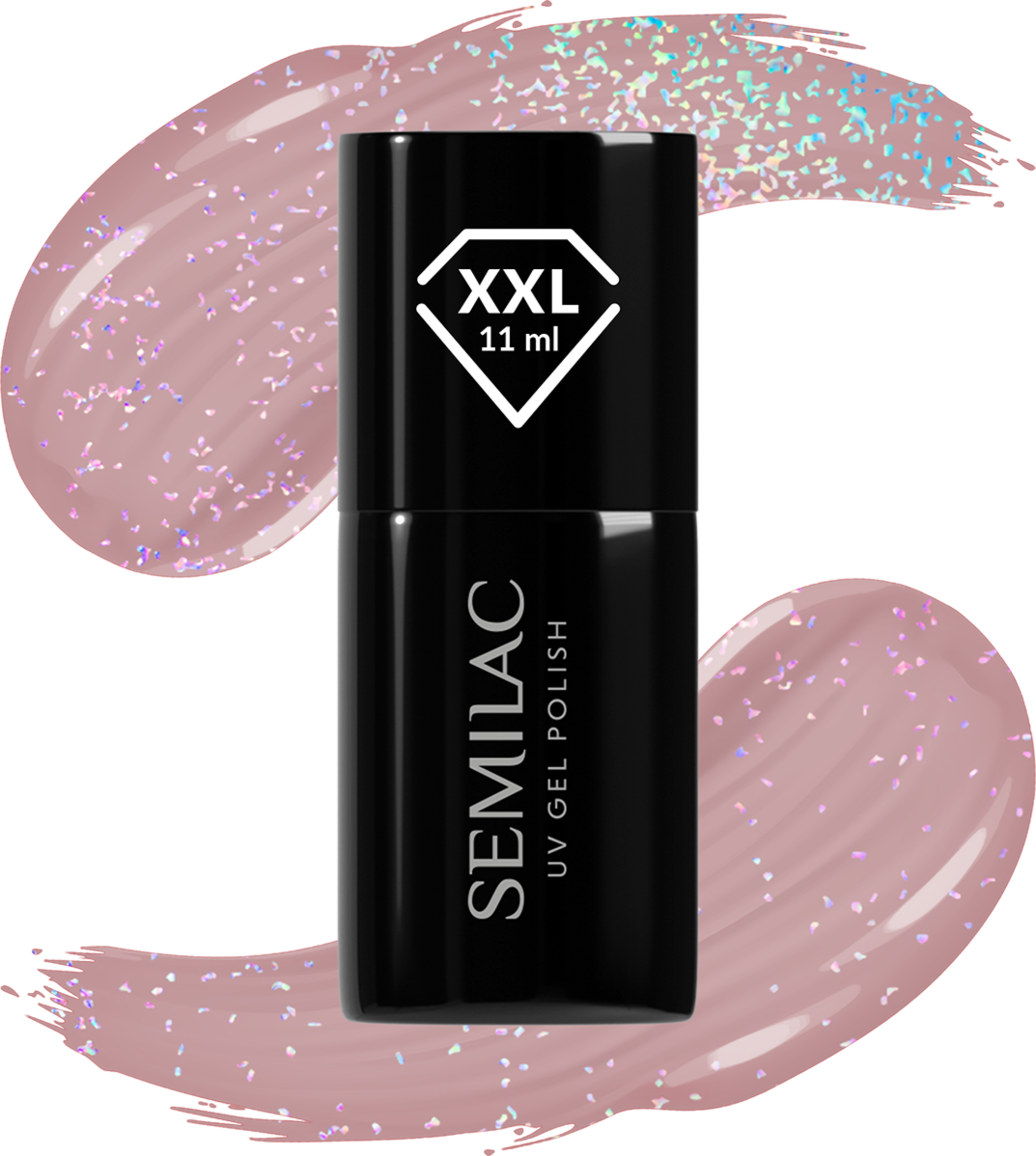 Semilac UV-neglelak 320 Shimmer Dust Beige XXL