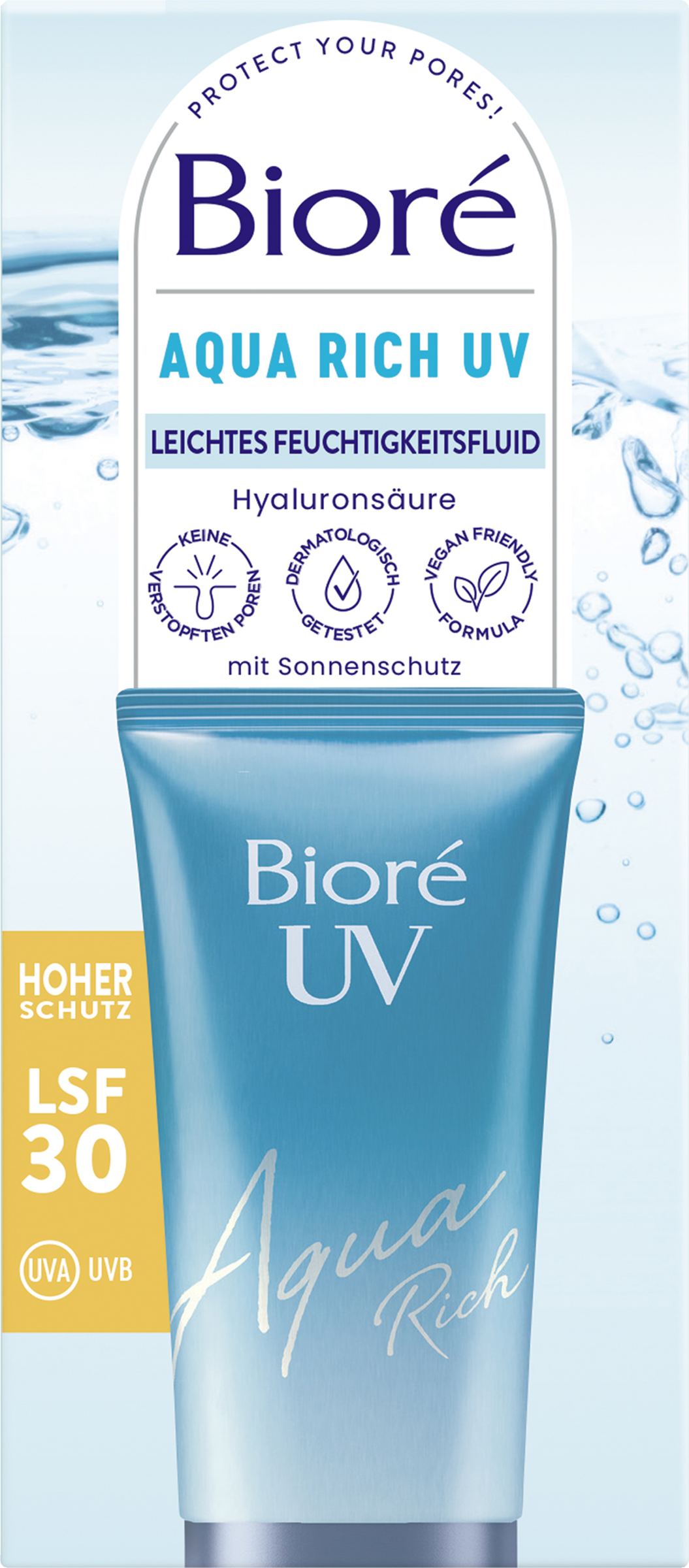 Bioré Aqua Rich UV let fugtighedsvæske SPF 30