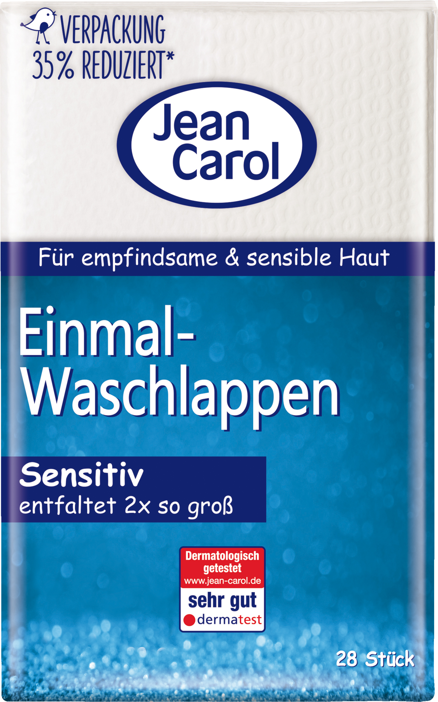 Jean Carol Engangsvaskeklude, sensitiv