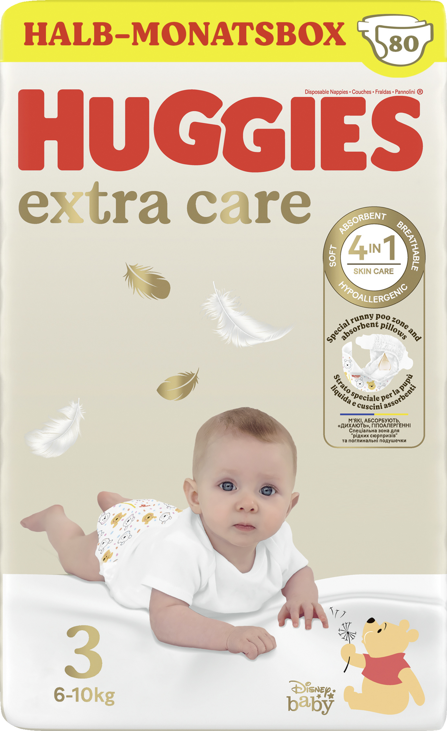 Huggies Extra Care bleer med Disney-design str. 3