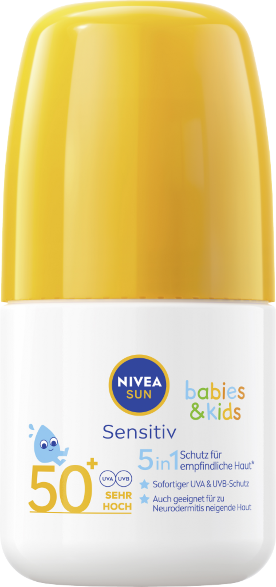 NIVEA SUN Babies & Kids sensitiv sol-roll-on solfaktor 50+