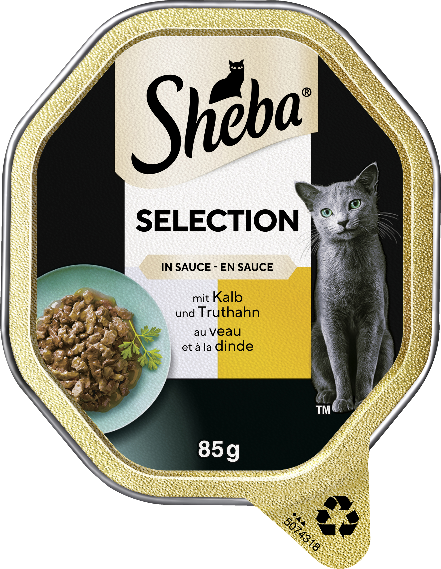 Sheba Selection in Sauce med kalv og kalkun i sauce