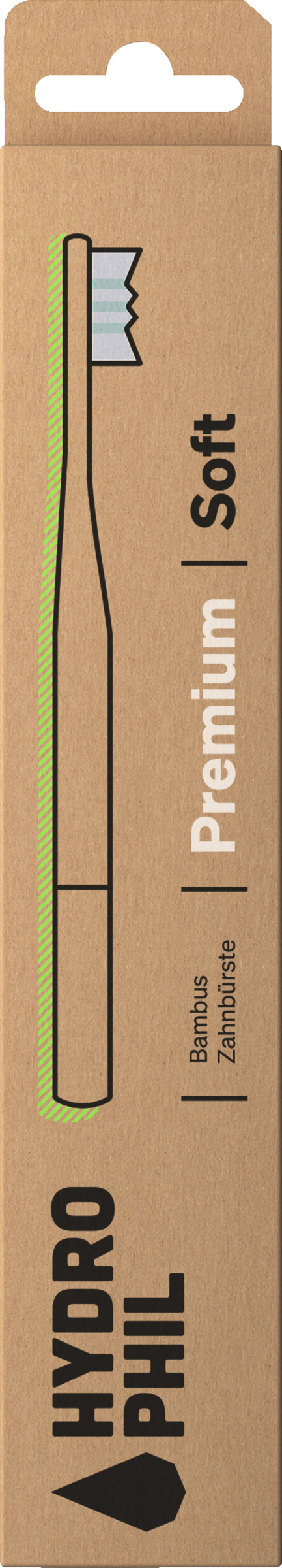 HYDROPHIL Premium tandbørste blød