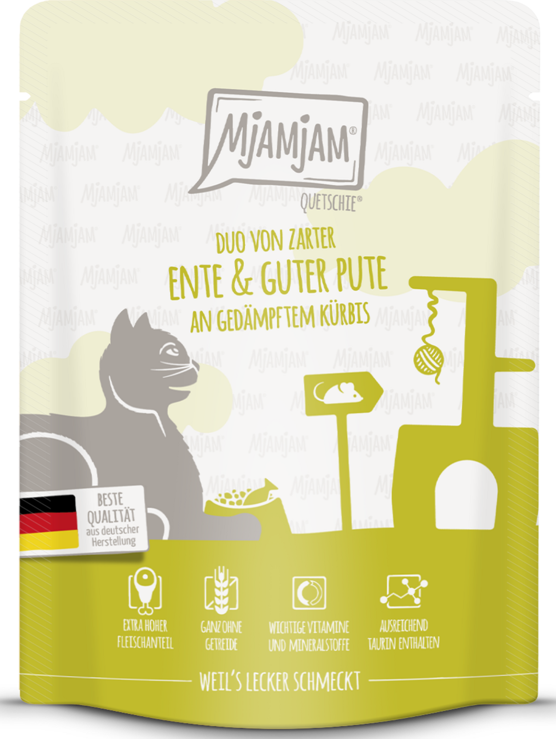 MjAMjAM Mos - duo af fin and og lækker kalkun med dampet græskar 300 g