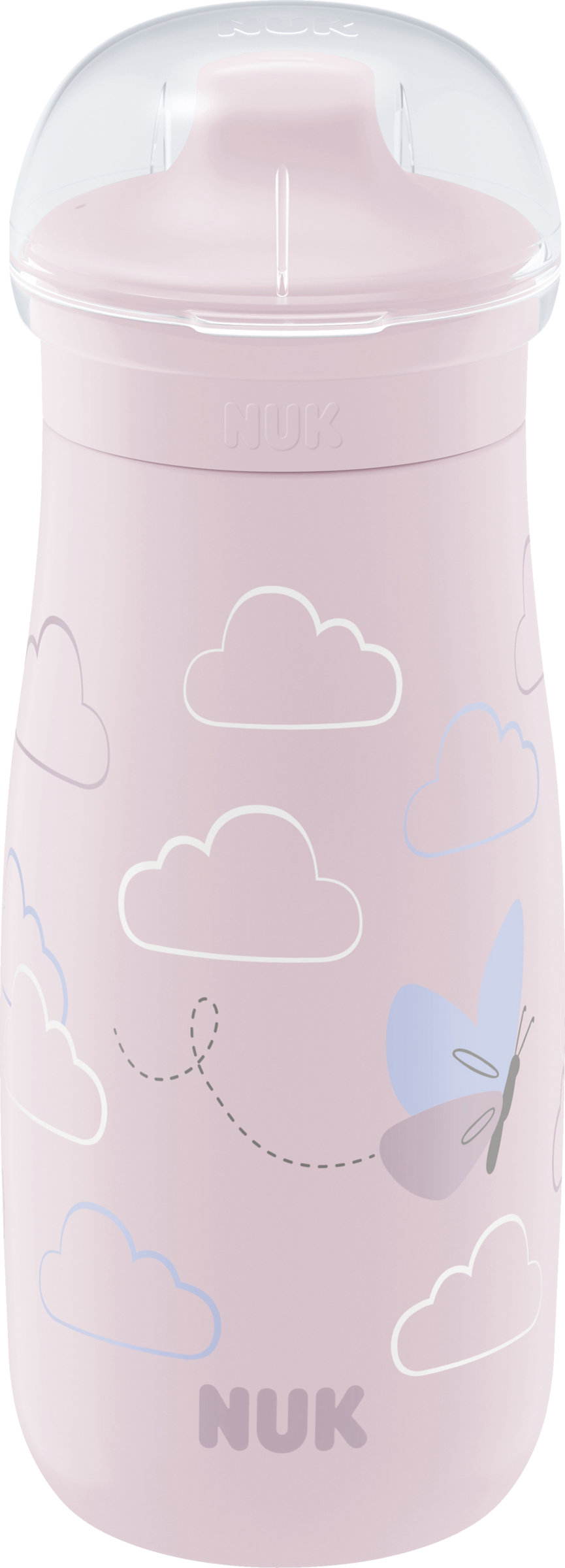 NUK Mini-Me Sip drikkeflaske rosa 300 ml, fra 9 måneder