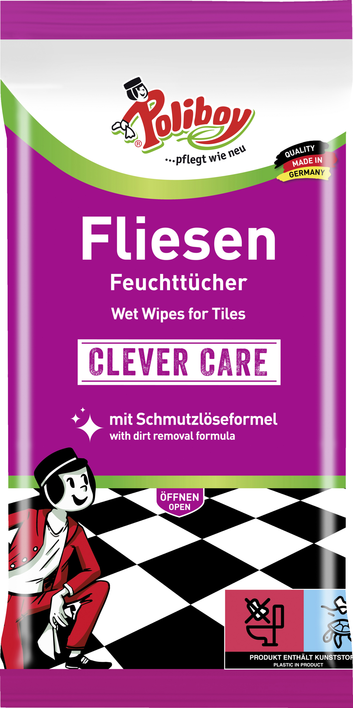 Poliboy Vådservietter til fliser